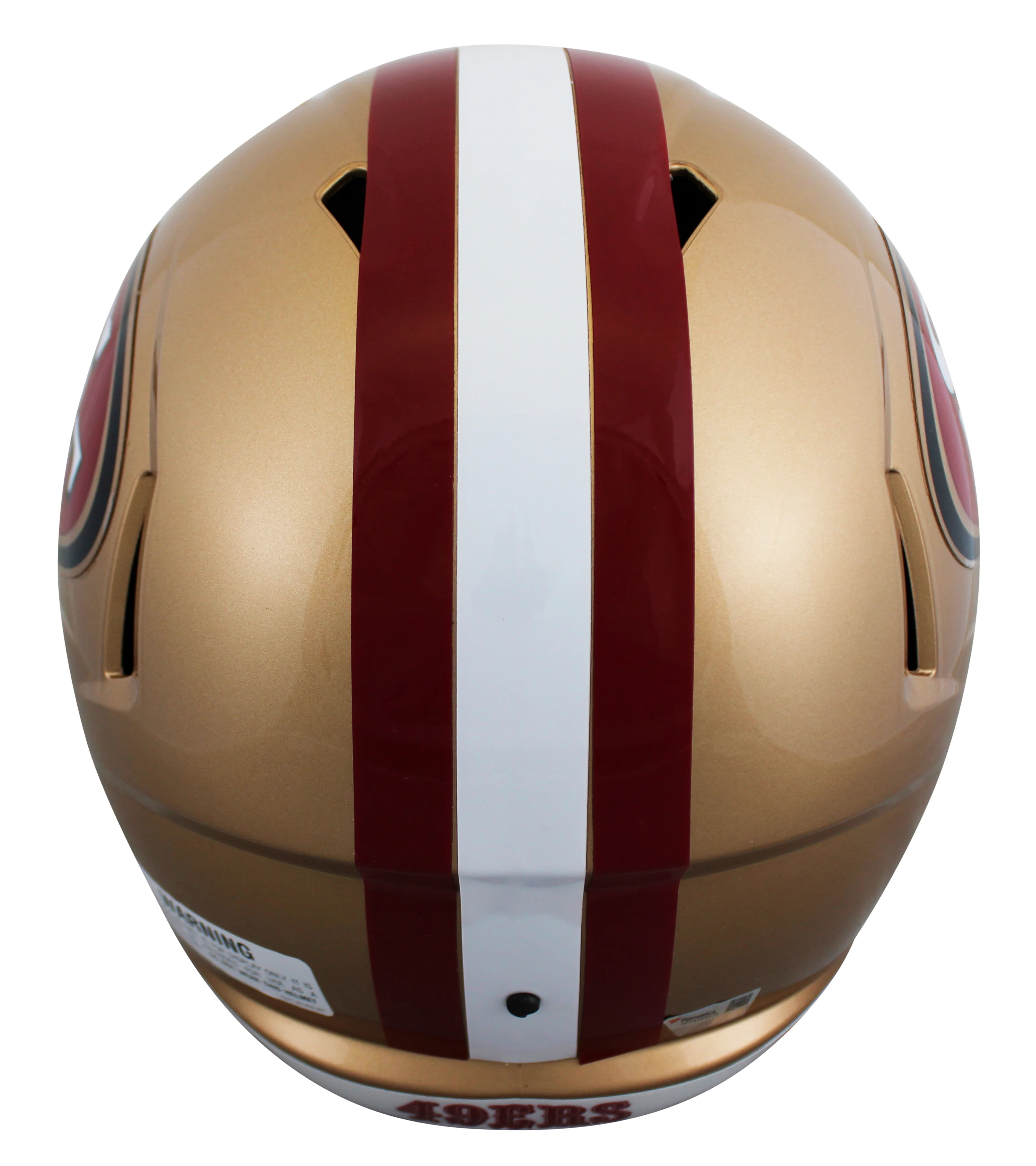 49ers Christian McCaffrey Authentic Signed Full Size Speed Rep Helmet Fanatics - Image 3
