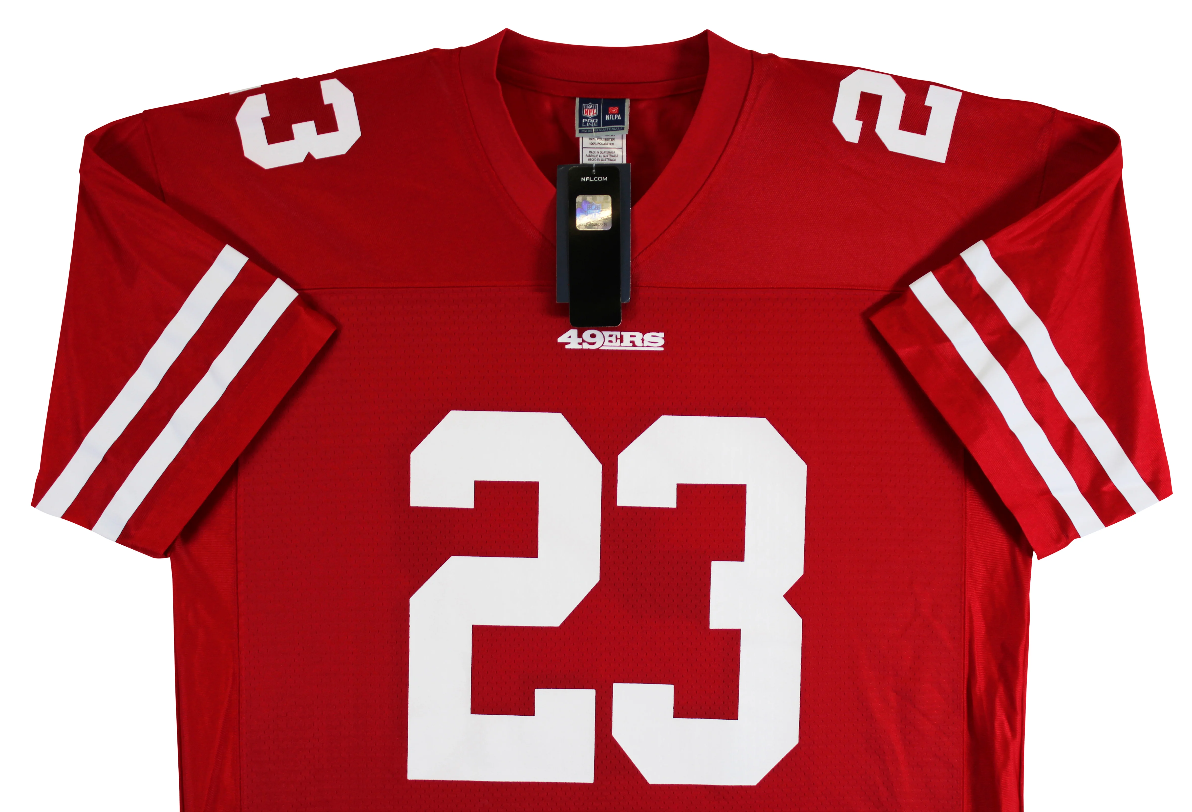 49ers Christian McCaffrey Signed Red Fanatics NFL Proline Jersey Fanatics - Image 6