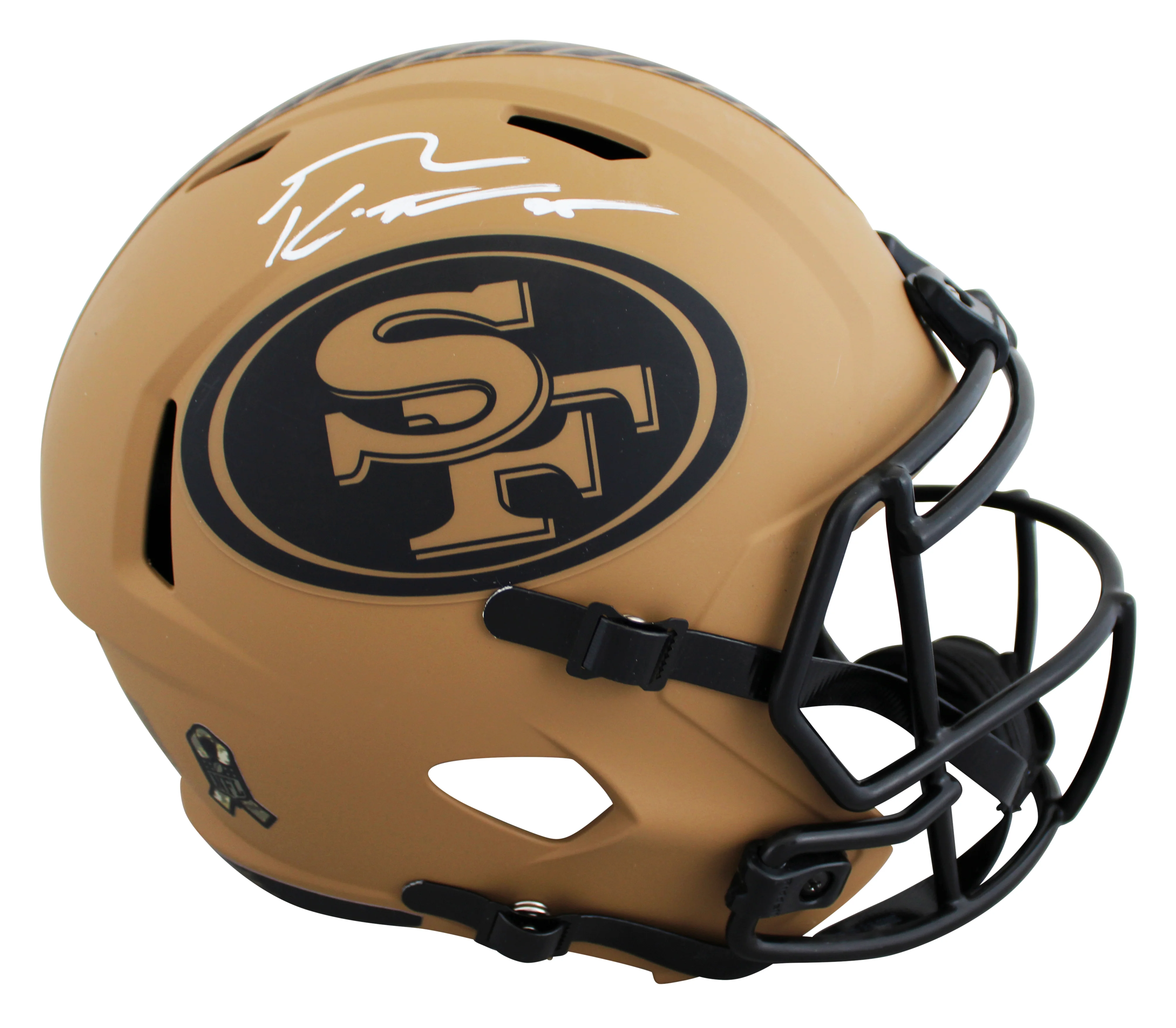 49ers George Kittle Signed STS II Full Size Speed Rep Helmet BAS Wit #2W634301 - Image 2