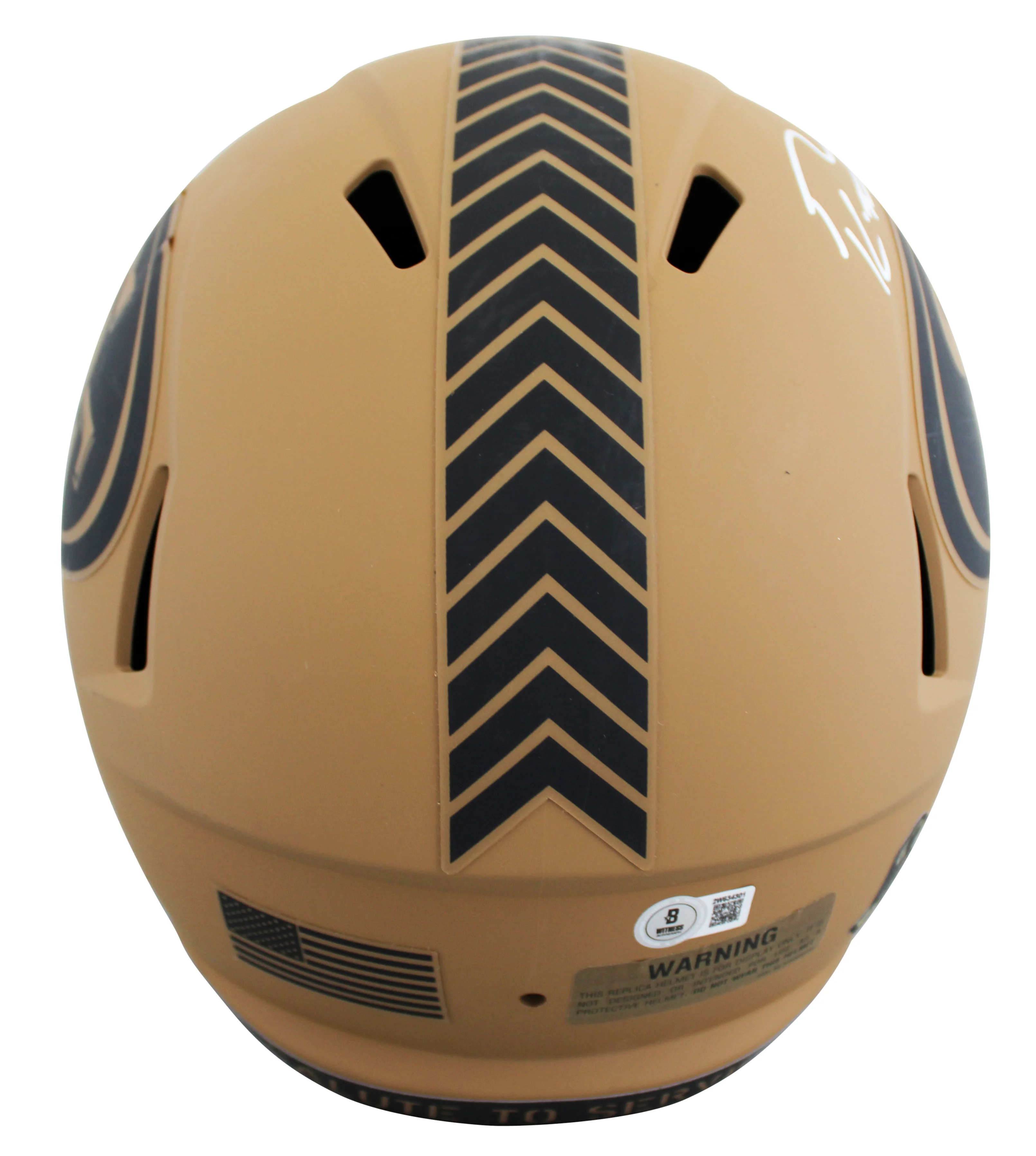 49ers George Kittle Signed STS II Full Size Speed Rep Helmet BAS Wit #2W634301 - Image 3
