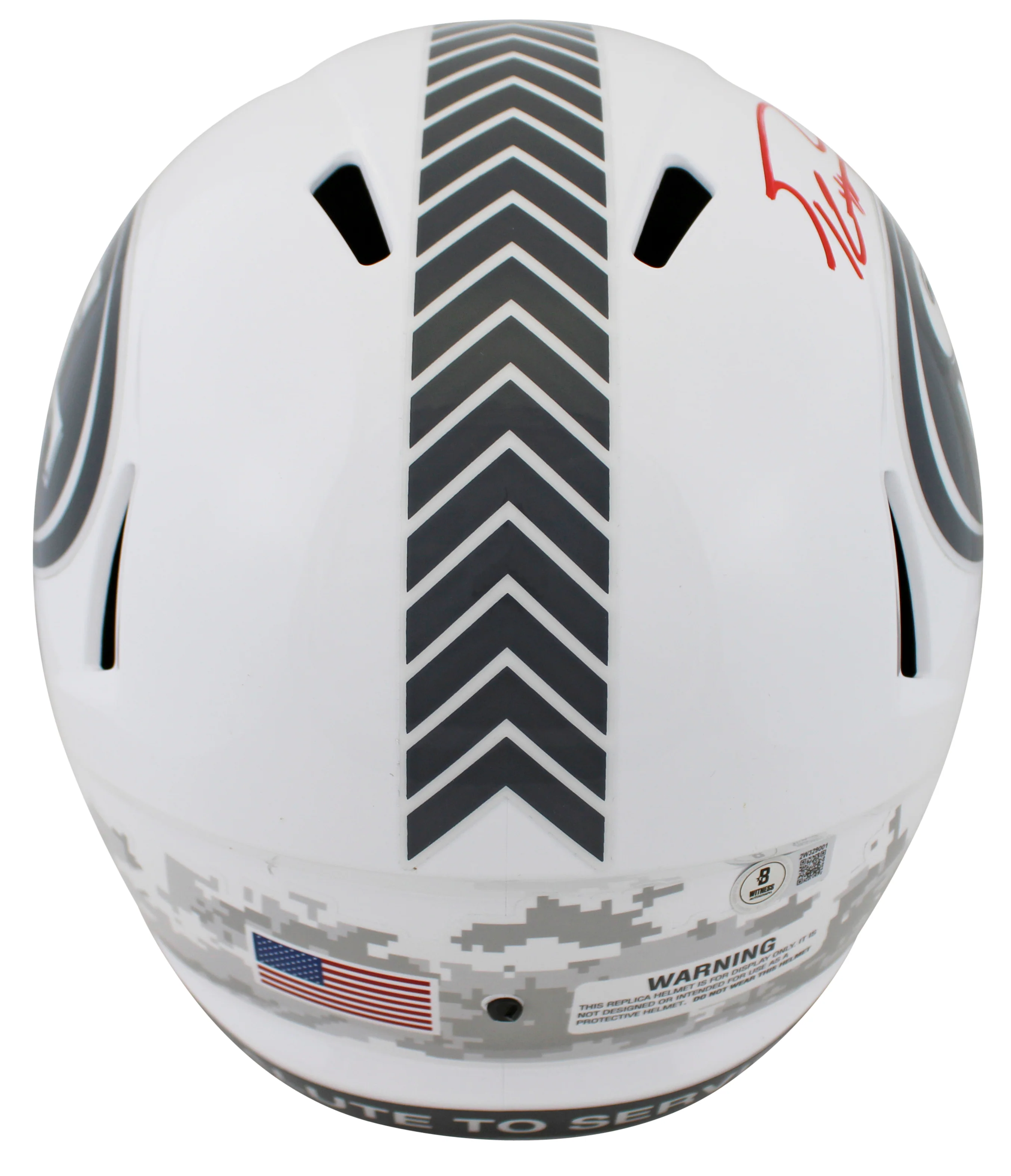49ers George Kittle Signed STS III Full Size Speed Rep Helmet W/ Case BAS Wit - Image 4