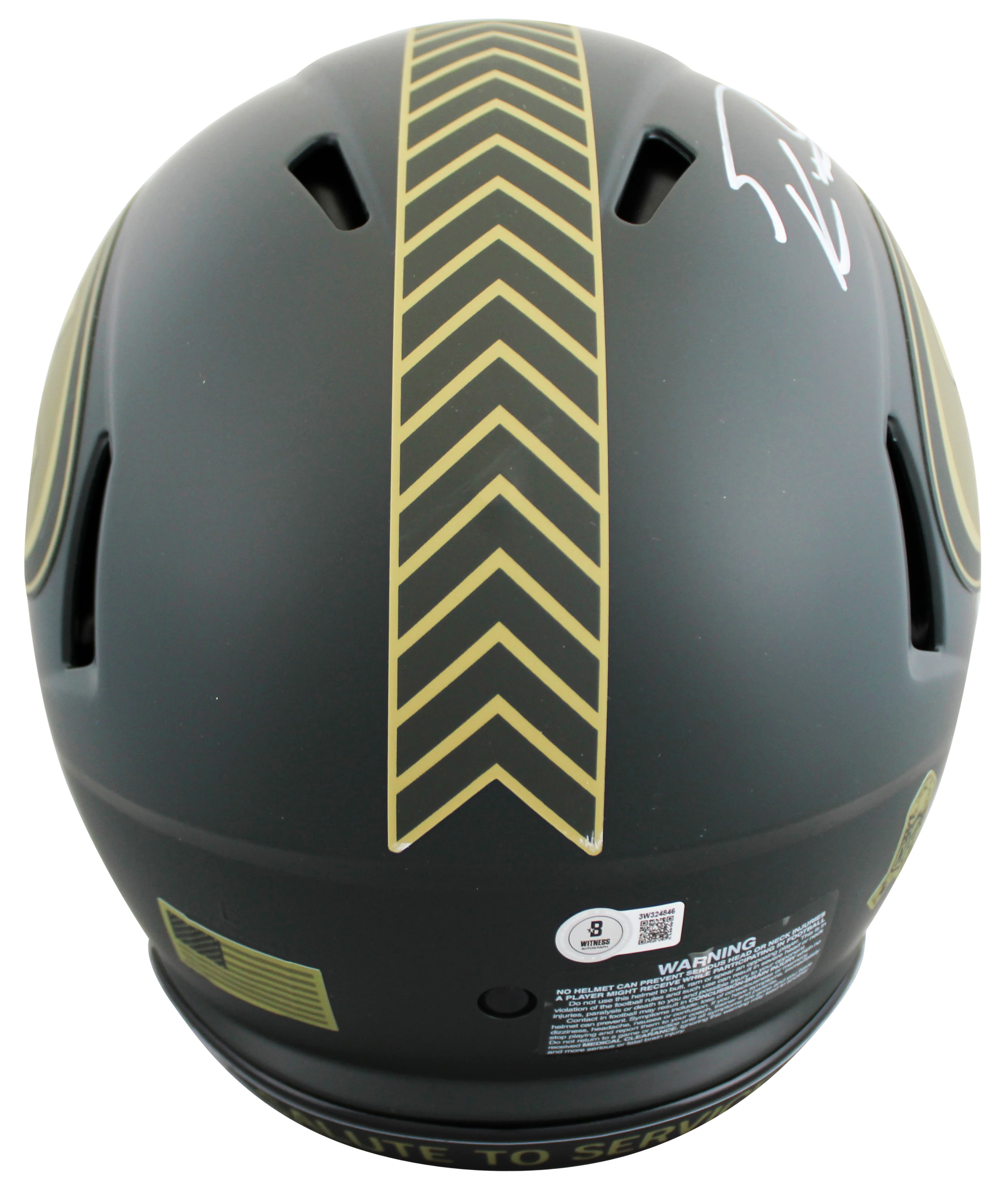 49ers George Kittle Signed STS IV Full Size Speed Proline Helmet W/ Case BAS Wit - Image 4