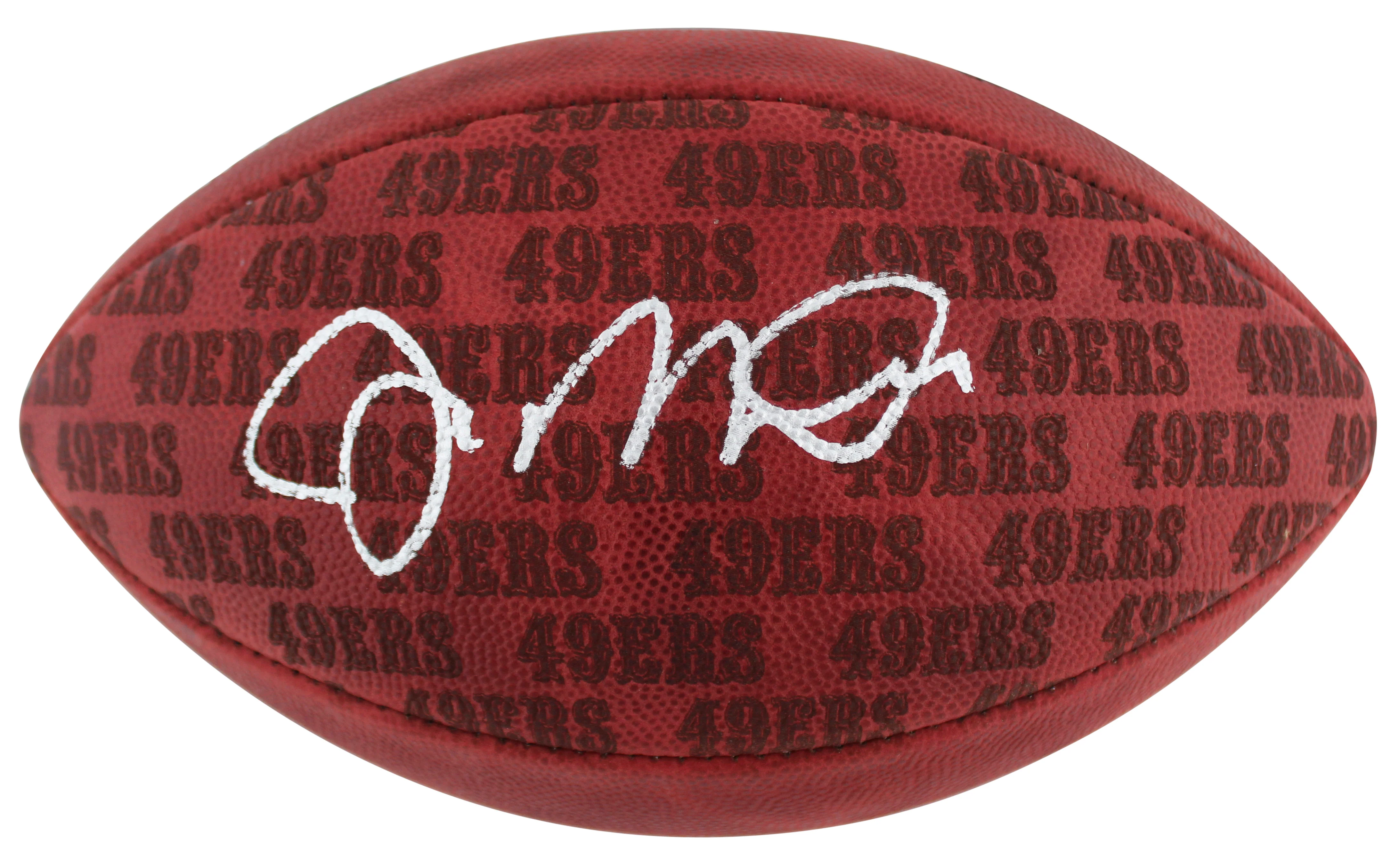 49ers Joe Montana Signed "The Duke" Team Showcase Football W/ Case Fanatics - Image 4