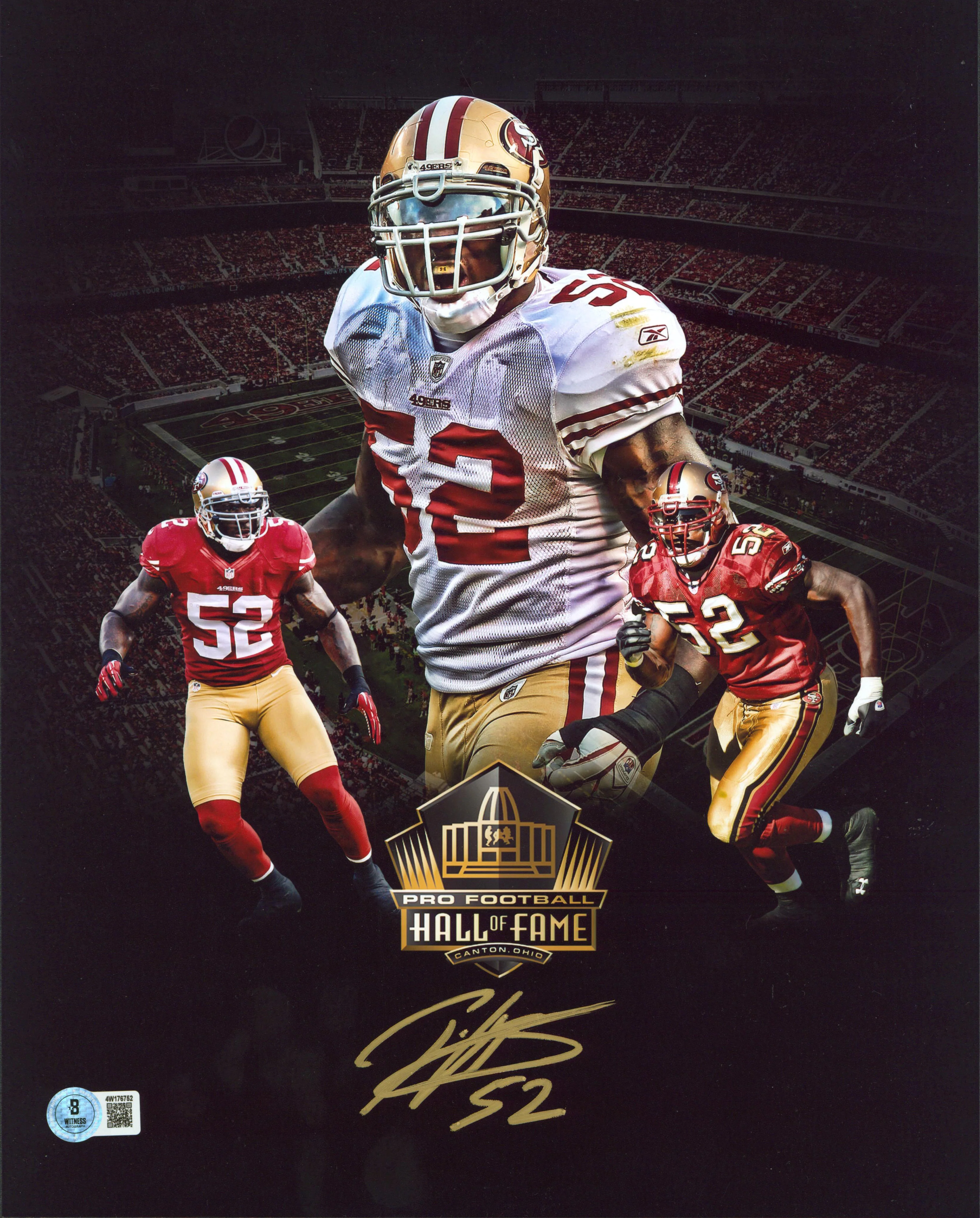 49ers Patrick Willis Authentic Signed 11x14 Collage Photo BAS Witnessed - Image 2