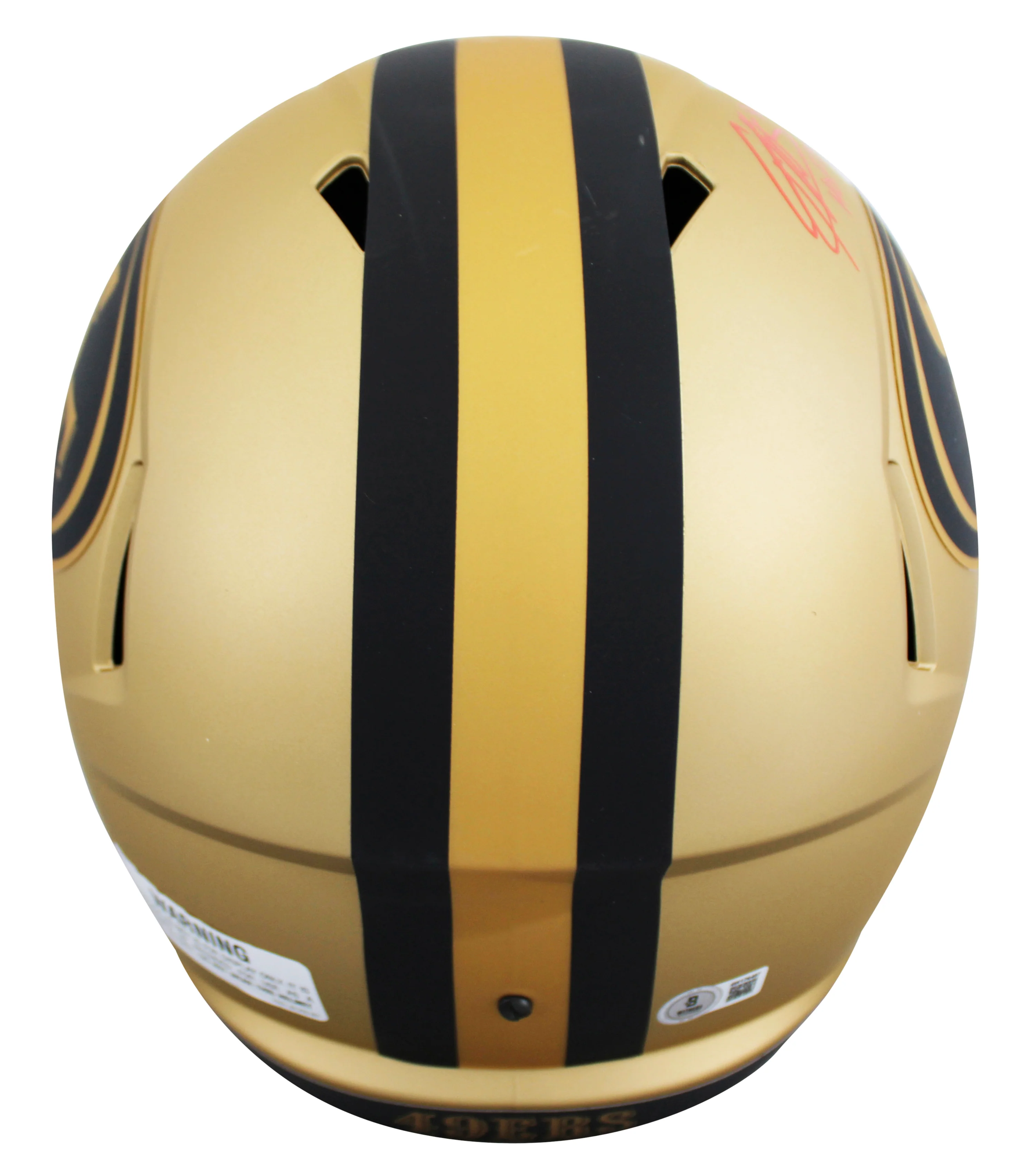 49ers Patrick Willis "HOF 24" Signed Rave F/S Speed Rep Helmet W/ Case BAS Wit - Image 4