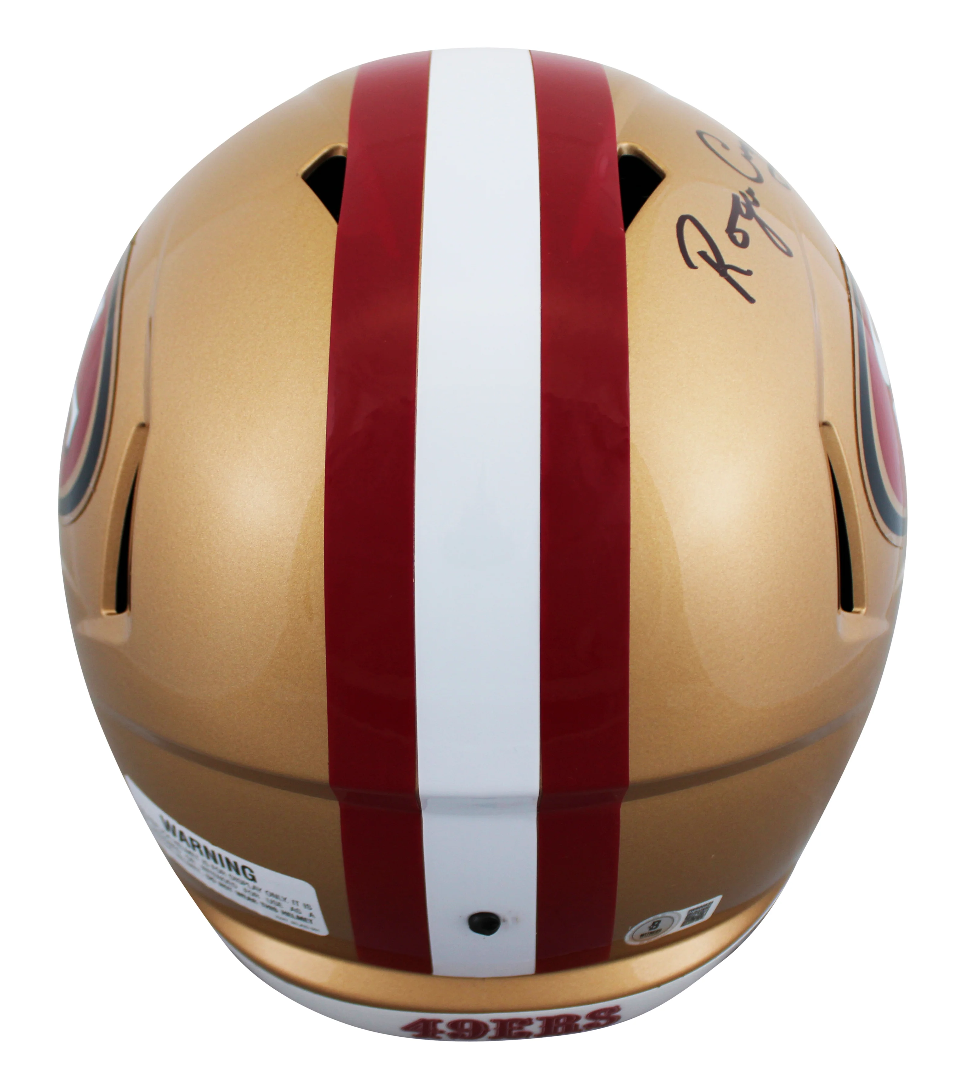 49ers Roger Craig Authentic Signed Full Size Speed Rep Helmet BAS Witnessed - Image 3