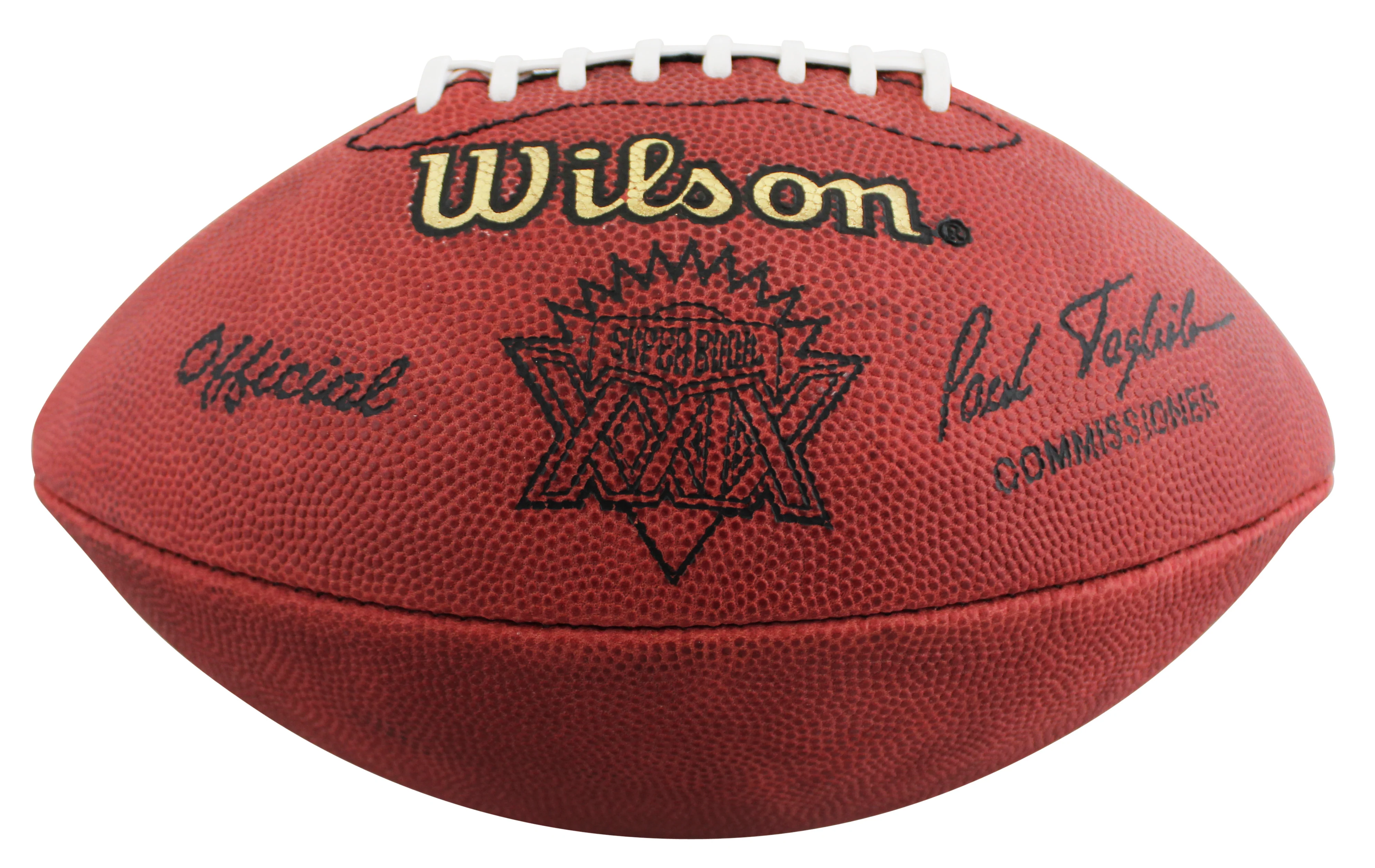 49ers Steve Young "MVP" Authentic Signed Wilson Official Football BAS #BV70234 - Image 4