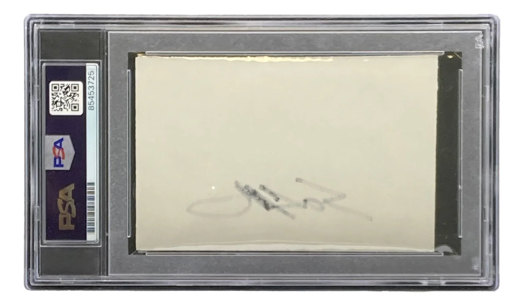 50 Cent Signed Slabbed Cut Signature PSA - Image 2
