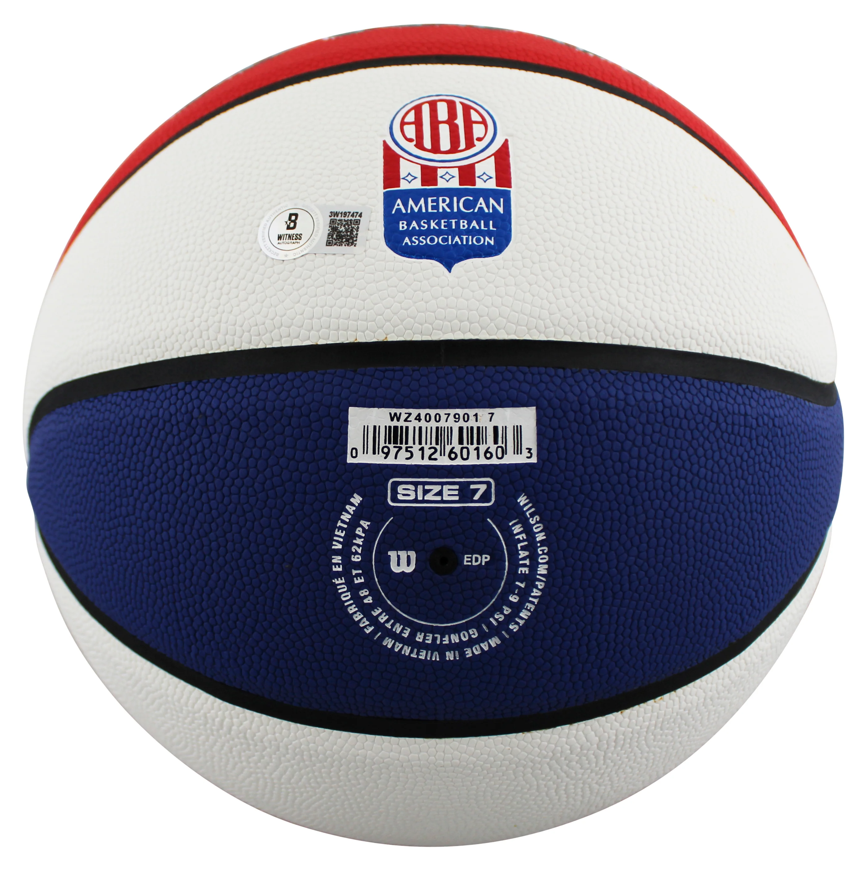 76ers Julius "Dr. J" Erving Authentic Signed ABA Basketball BAS Witnessed 2 - Image 5