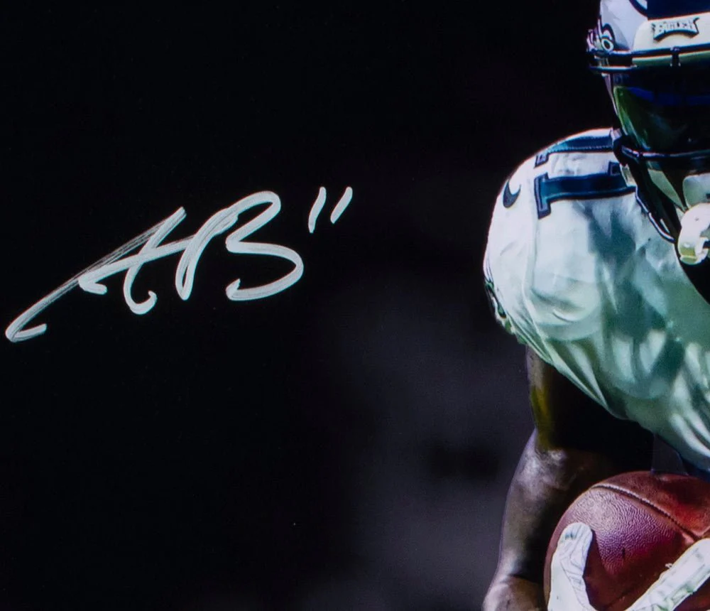 AJ Brown Signed 16x20 Philadelphia Eagles Vertical Spotlight Photo BAS ITP - Image 2