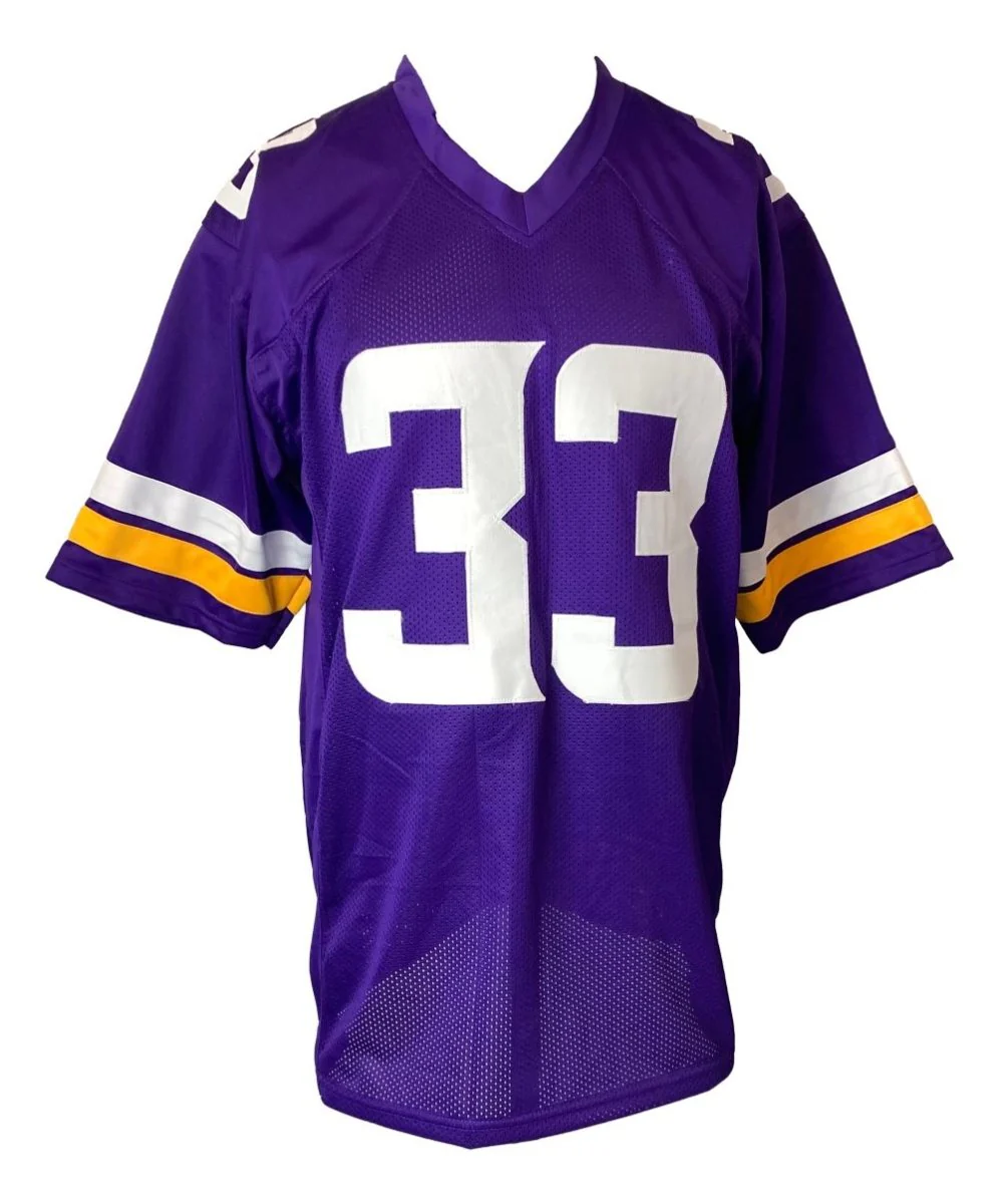 Aaron Jones Minnesota Signed Autographed Purple Football Jersey BAS ITP - Image 3