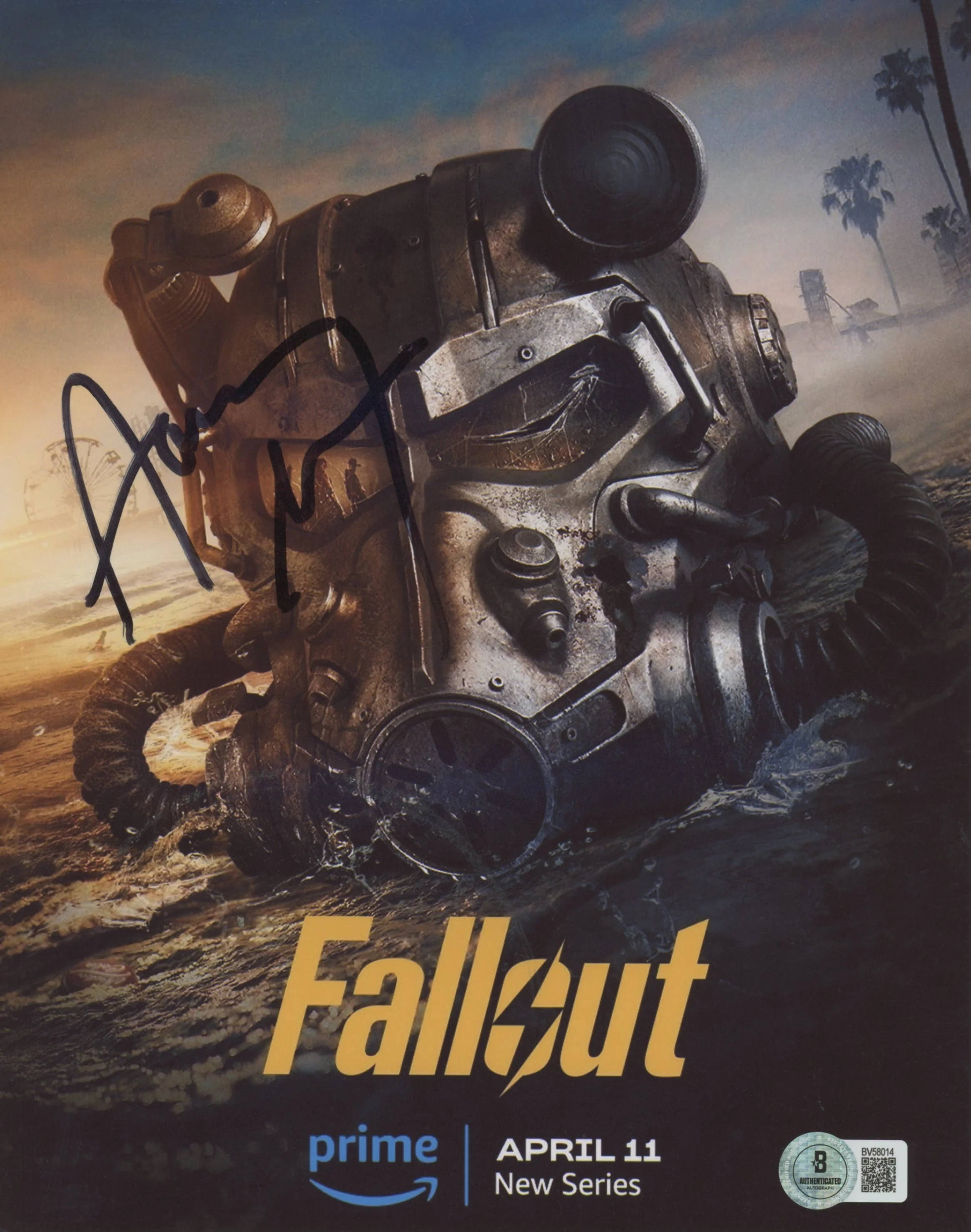 Aaron Moten Fallout Authentic Signed 8x10 Photo Autographed BAS #BV58014