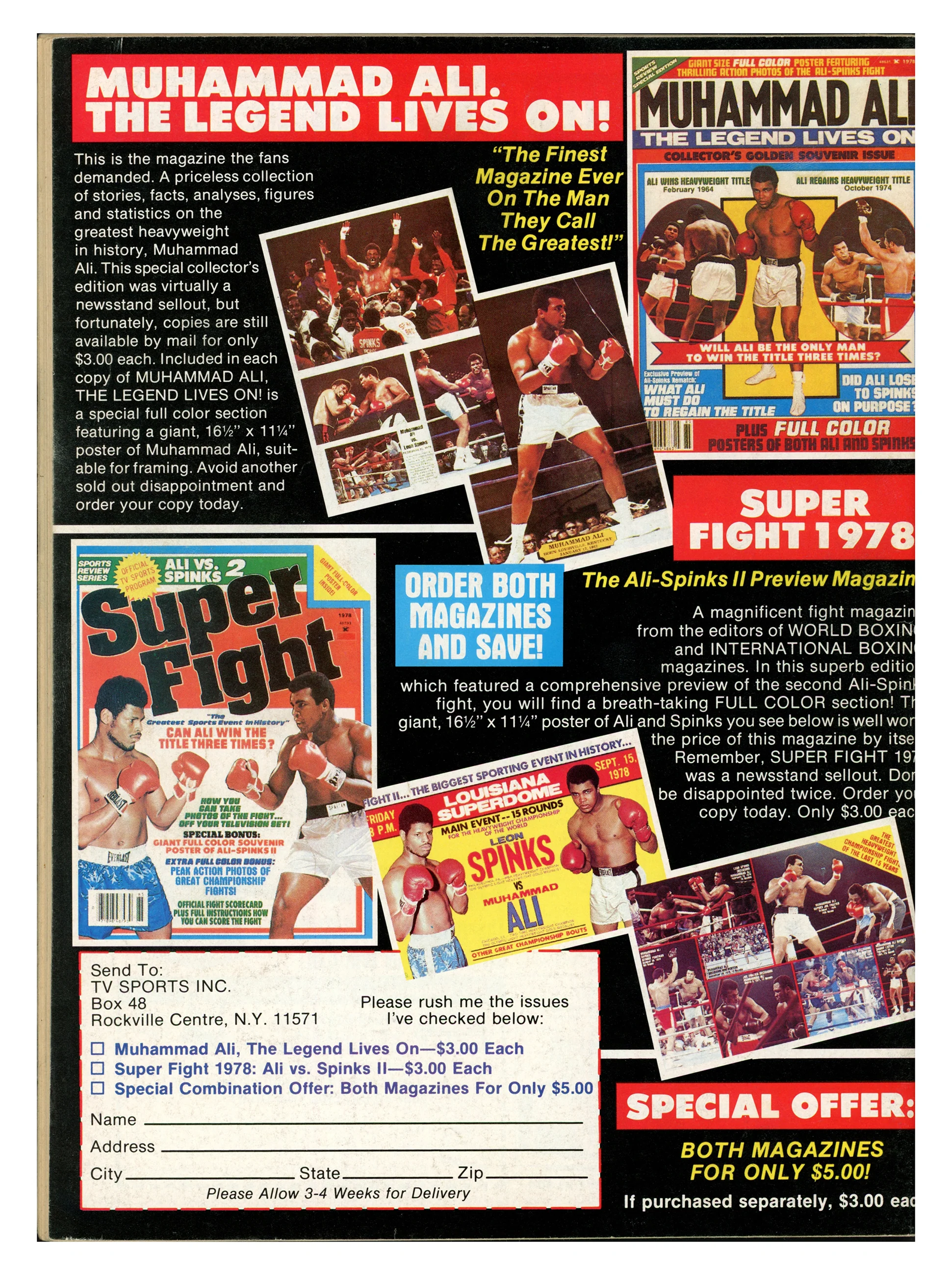 Aaron Pryor & Alexis Arguello Autographed Big Book of Boxing Magazine Beckett BAS QR #BK08727 - Image 2