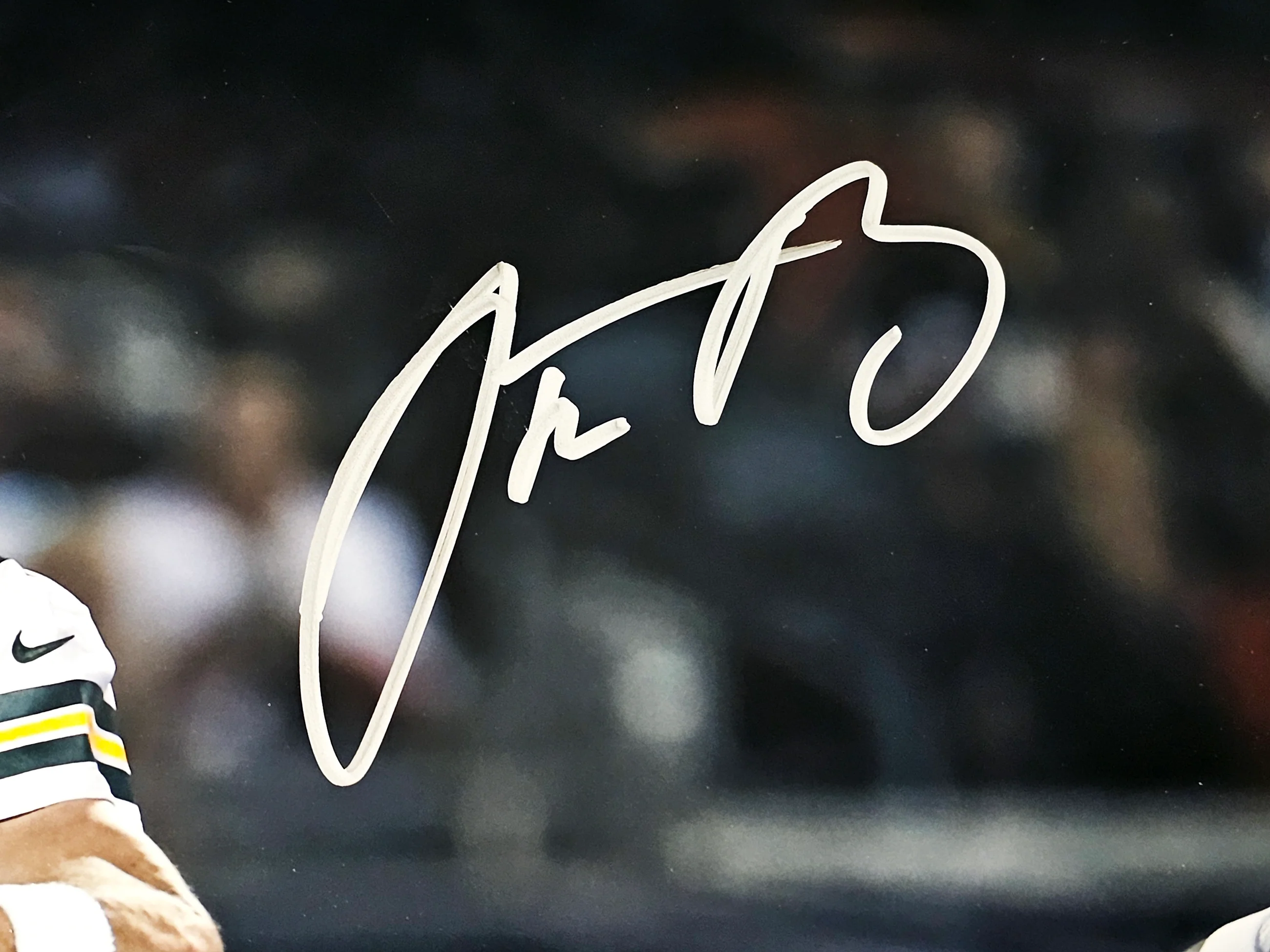 Aaron Rodgers Autographed 16x20 Photo Green Bay Packers Fanatics Holo Stock #218713 - Image 2