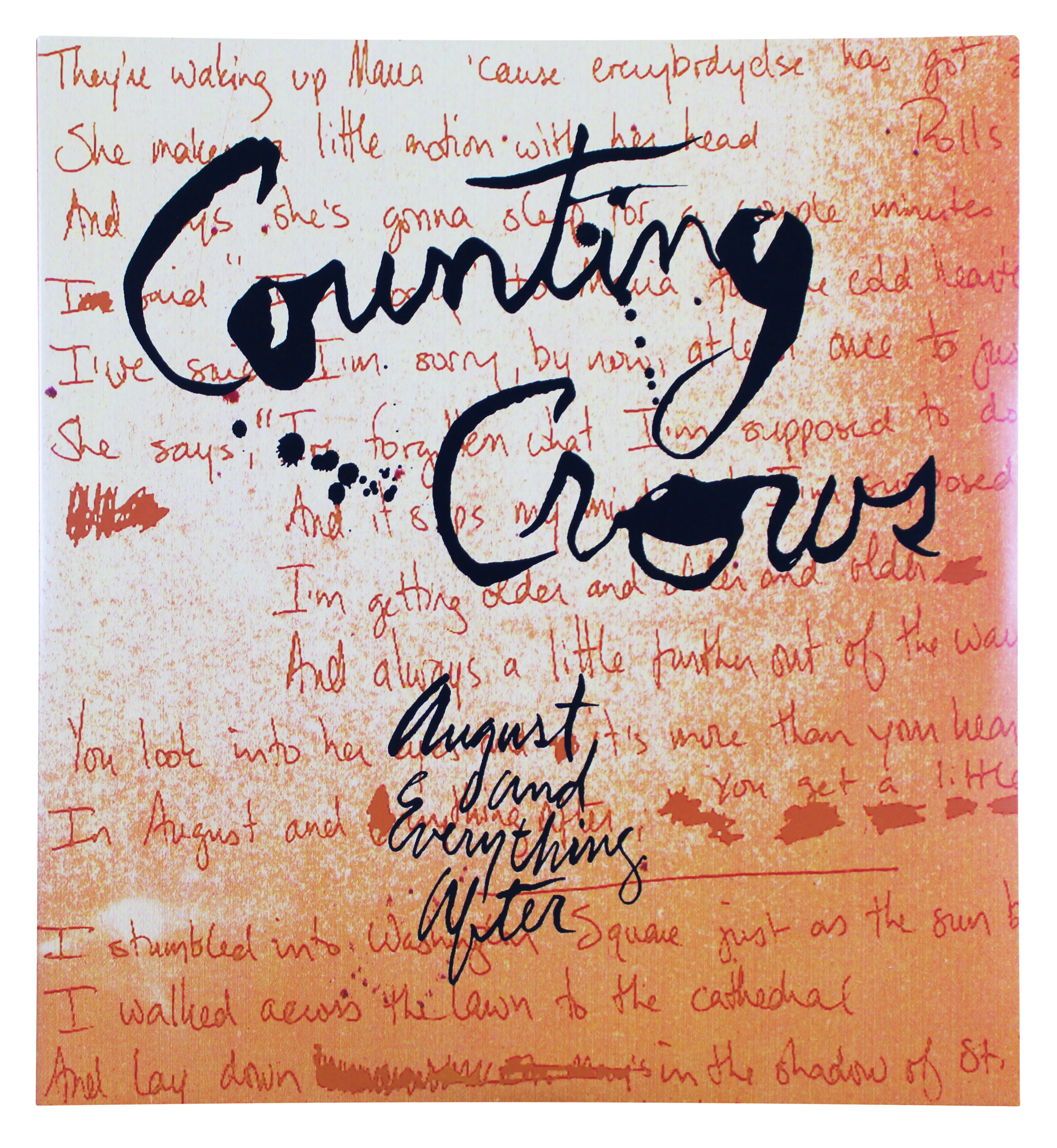 Adam Duritz Counting Crows Signed August and Everything After Album Flat JSA - Image 4