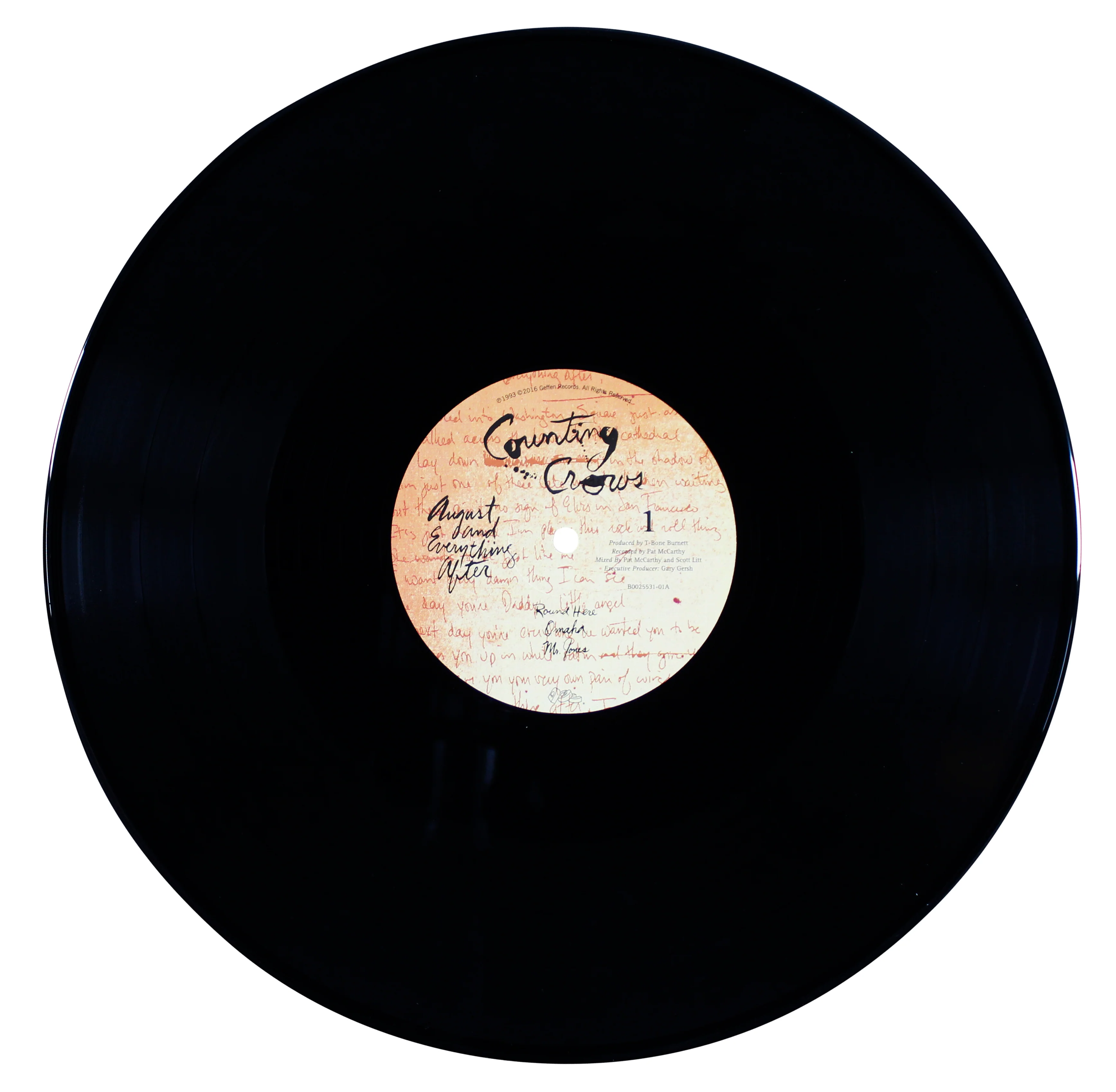 Adam Duritz Counting Crows Signed August and Everything After Album Flat JSA - Image 6
