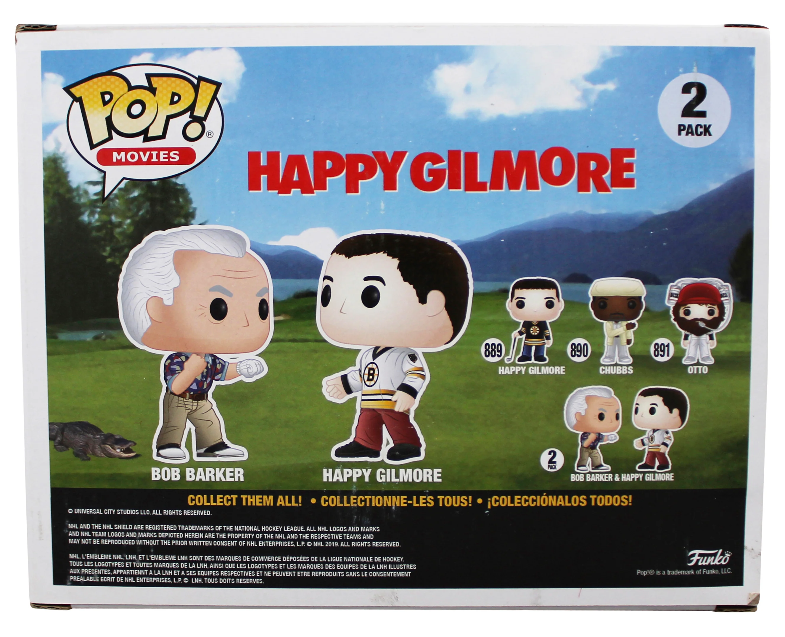 Adam Sandler Signed Bob Barker & Happy Gilmore 2 Pack Funko Pop Vinyl Figure JSA - Image 5