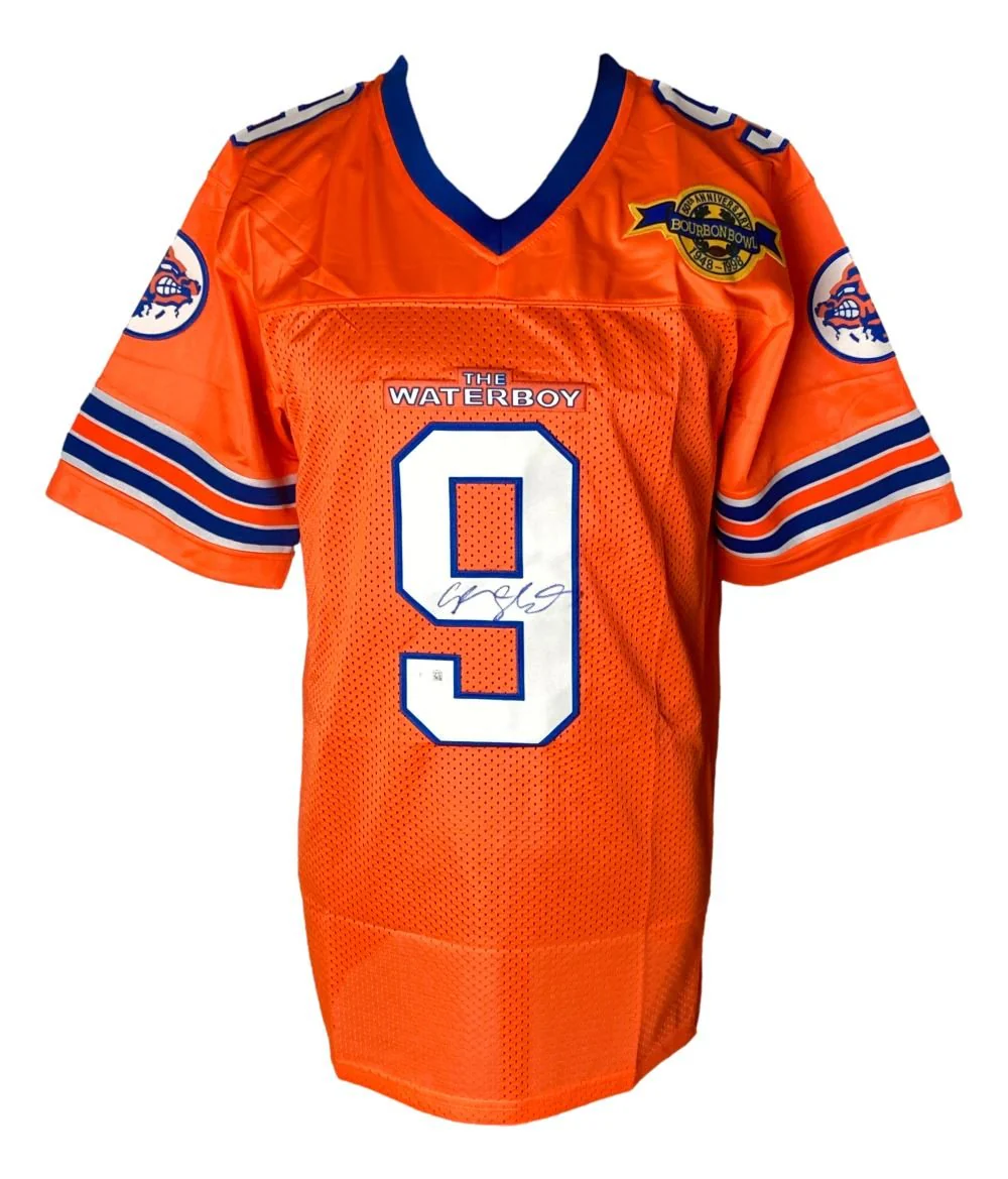 Adam Sandler Signed The Waterboy Bobby Boucher Jersey BAS BL66012