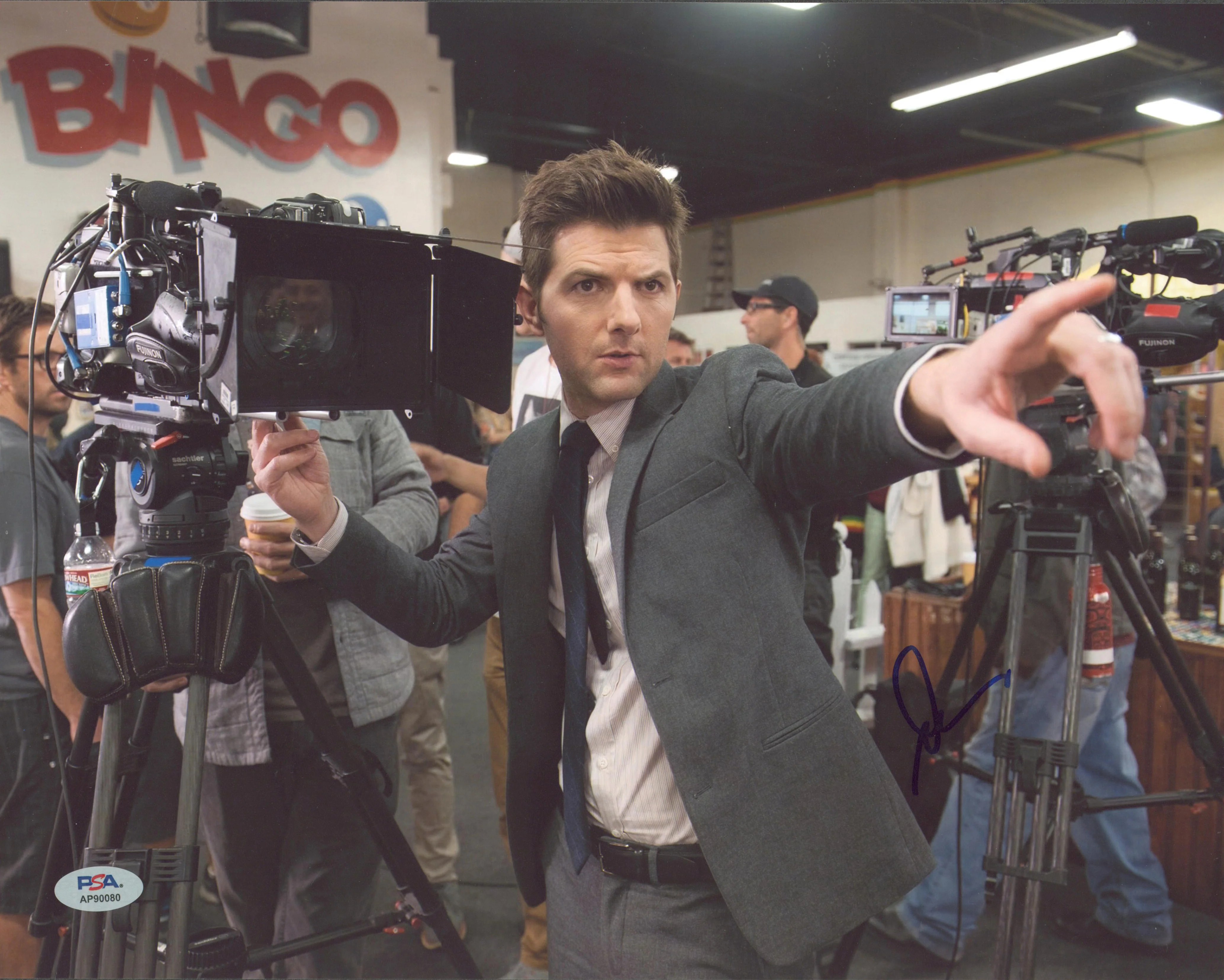 Adam Scott Parks & Recreation Authentic Signed 11x14 Photo PSA/DNA #AP90080 - Image 2