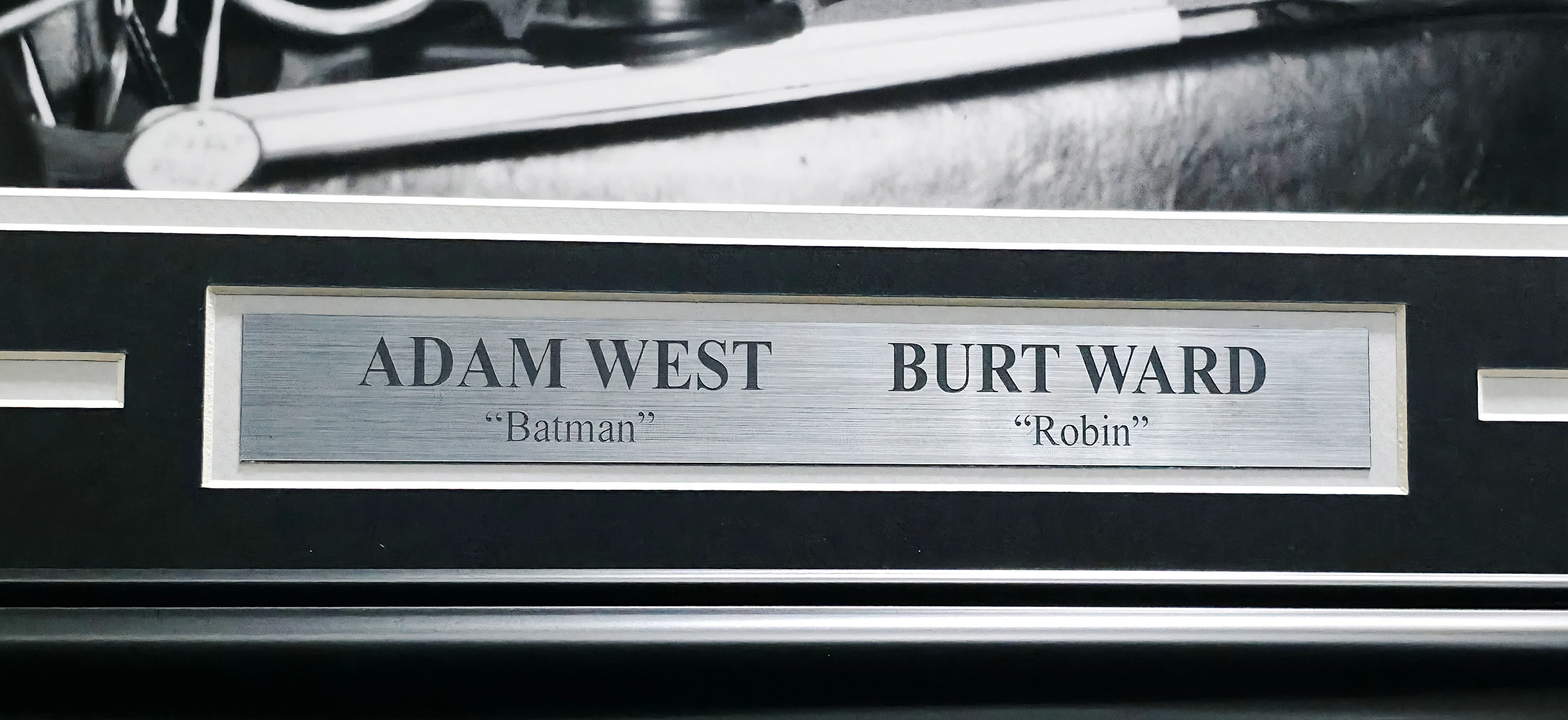 Adam West & Burt Ward Autographed Framed 16x20 Photo Batman & Robin Beckett BAS #AE16677 - Image 5