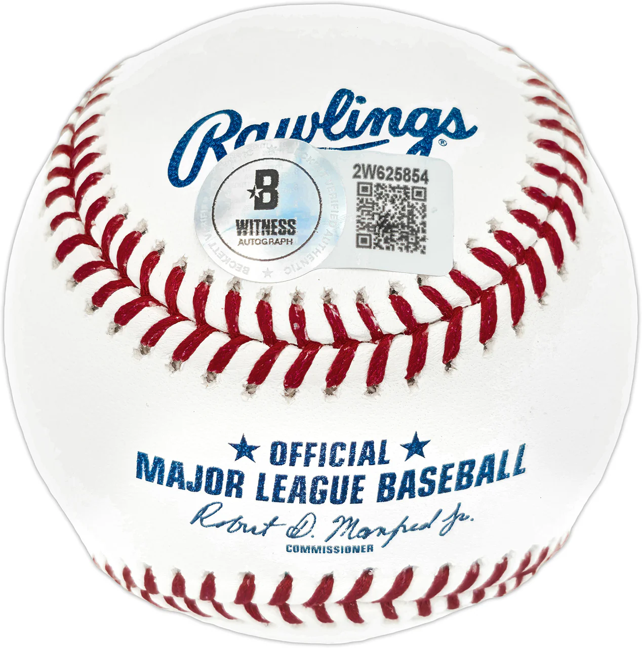 Adrian Beltre Autographed Official 3000th Hit Logo MLB Baseball Texas Rangers Beckett BAS Witness Stock #239817 - Image 3