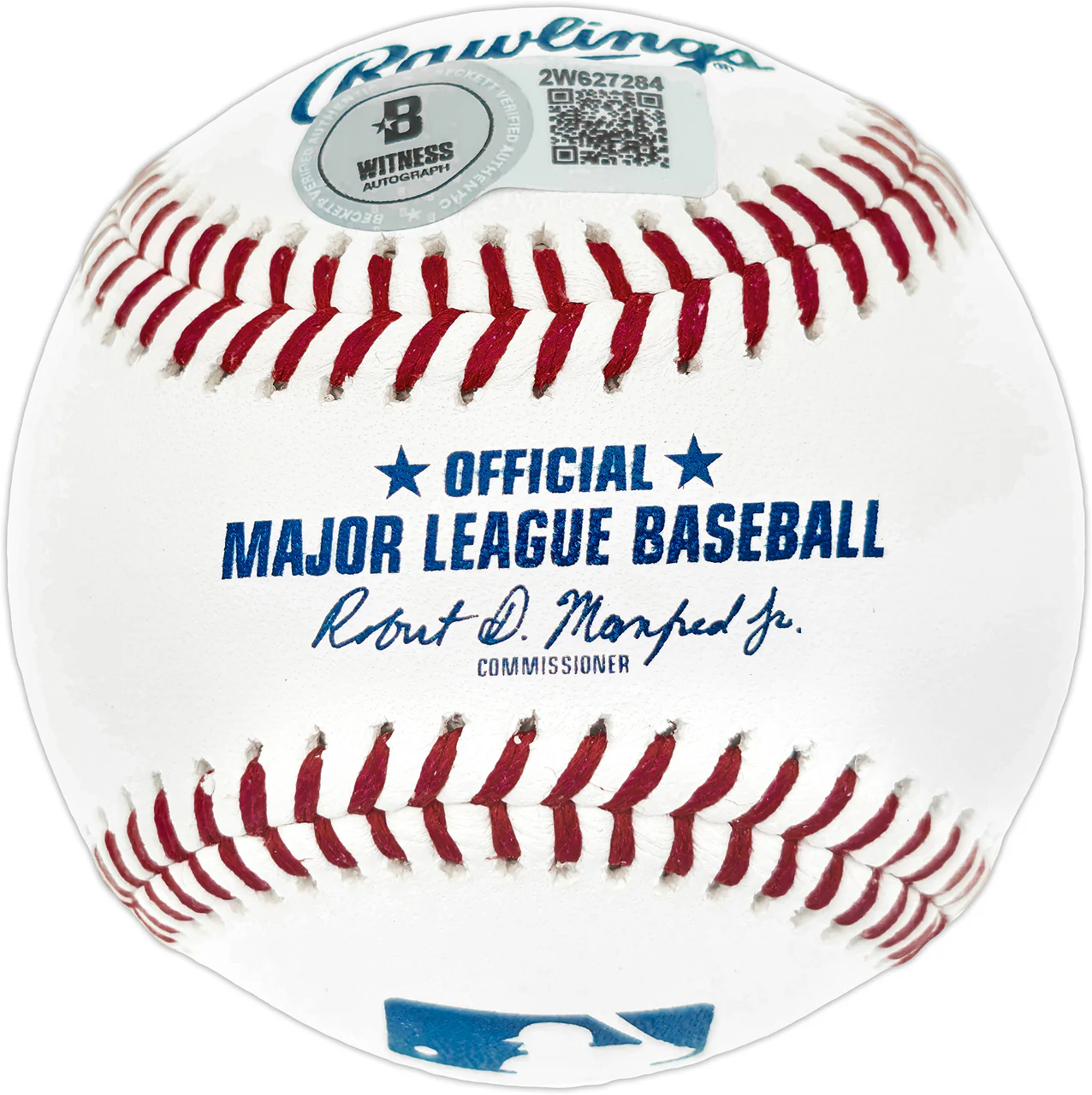 Adrian Beltre Autographed Official MLB Baseball Texas Rangers "HOF 2024" Beckett BAS Witness Stock #239818 - Image 2