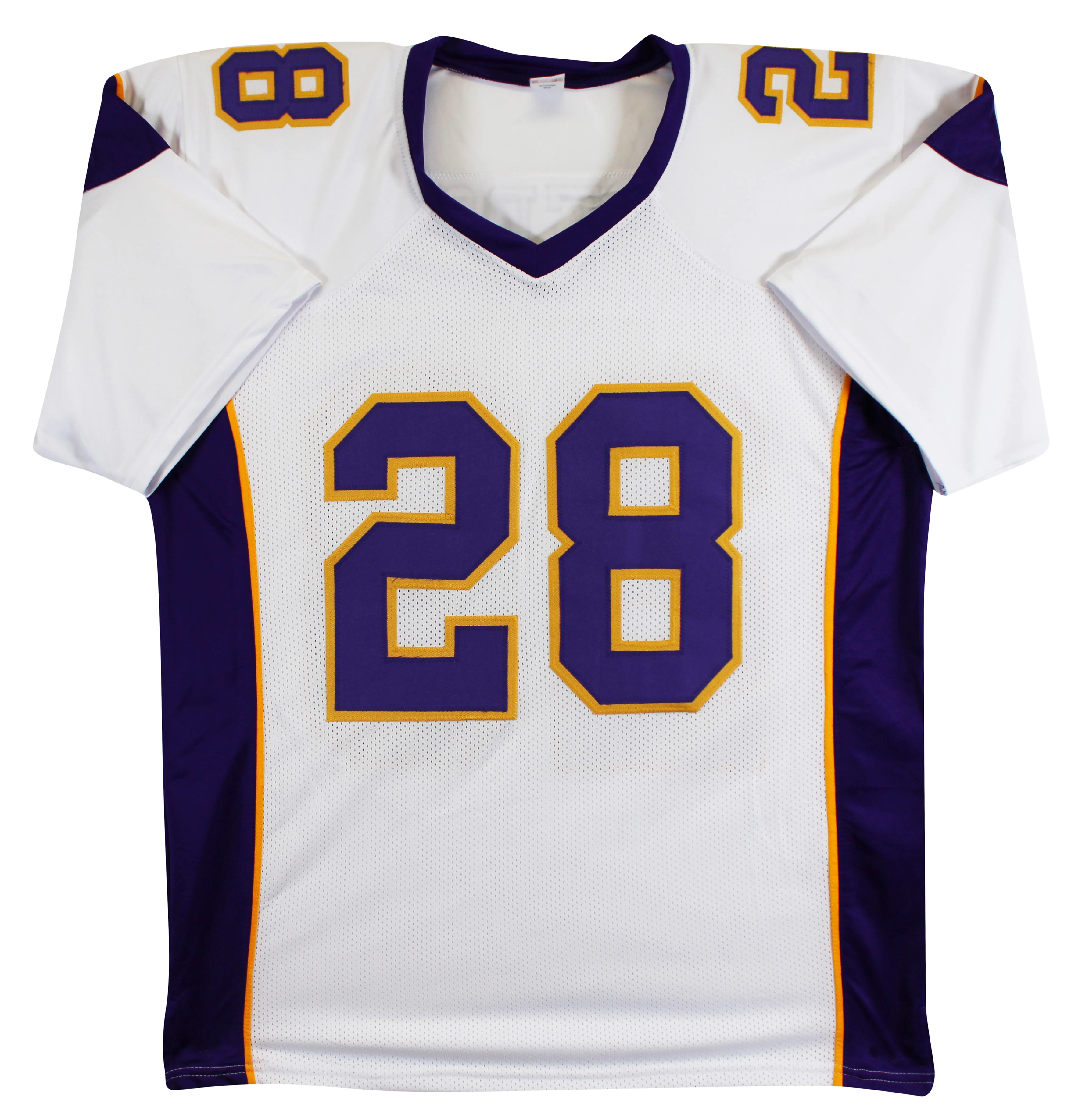 Adrian Peterson "All Day" Authentic Signed White Pro Style Jersey BAS Witnessed - Image 4