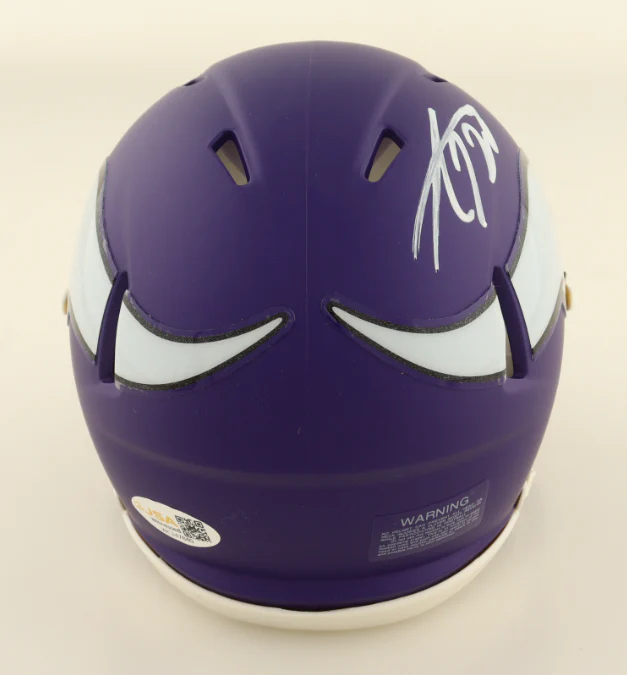 Adrian Peterson Signed Minnesota Vikings Mini Helmet - JSA - Image 2