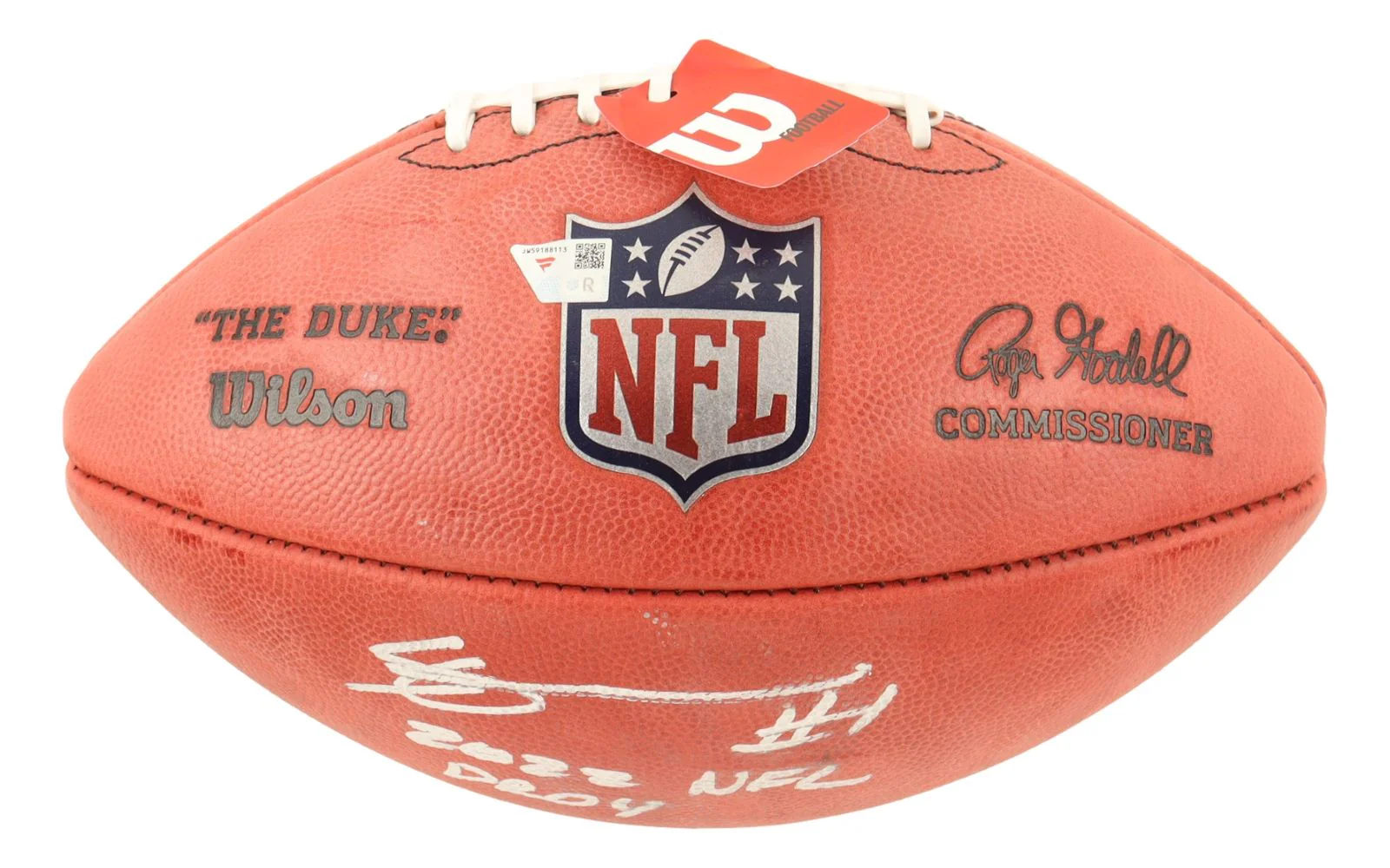 Ahmad Sauce Gardner Colts Signed Wilson NFL Duke Football 2022 NFL DROY Fanatics - Image 3