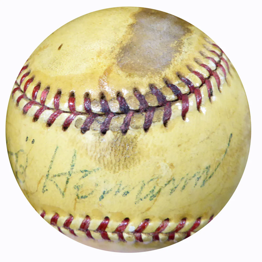 Al A.B. Hermann Autographed Official AL Harridge Baseball Boston Braves Vintage Beckett BAS #B26698 - Image 3