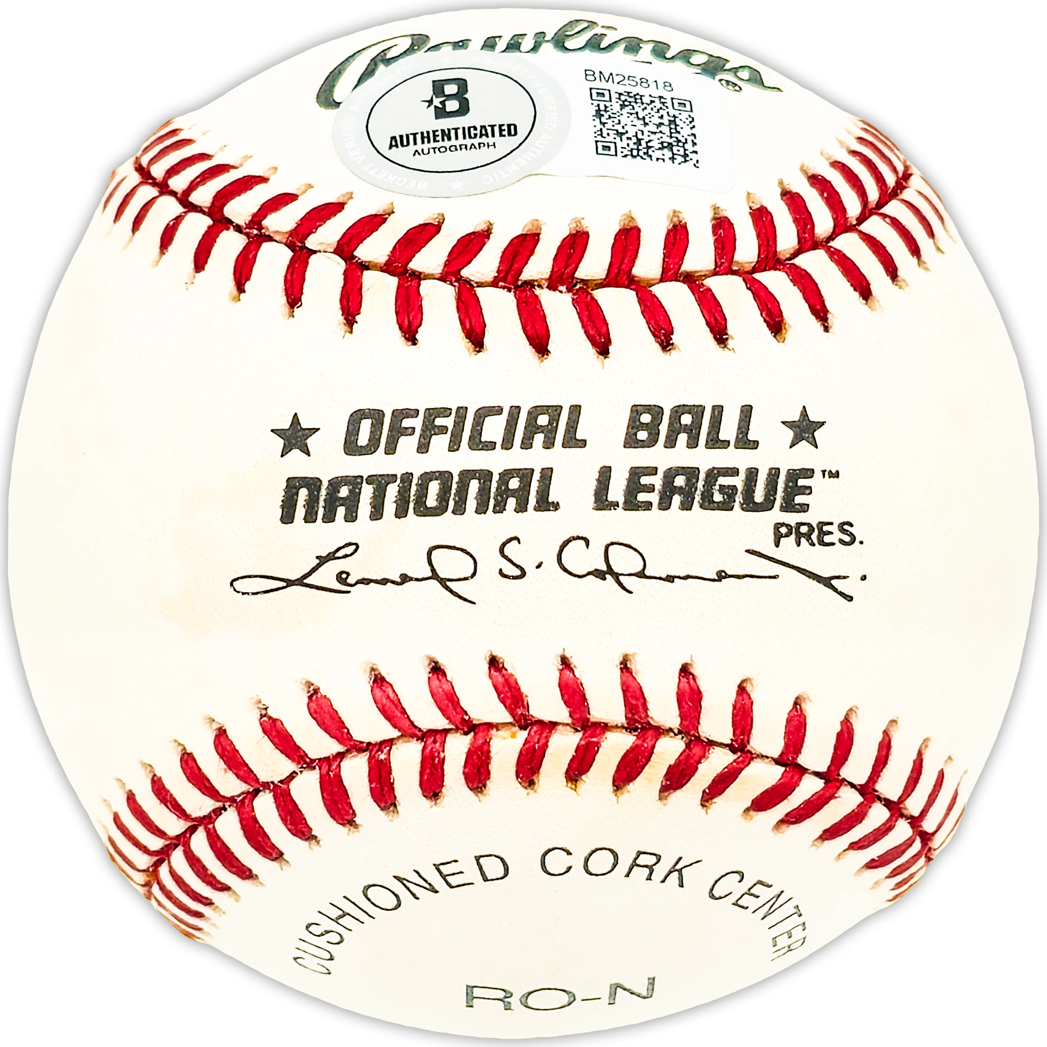Al Epperly Autographed Official NL Baseball Brooklyn Dodgers "1950" Beckett BAS QR #BM25818 - Image 2
