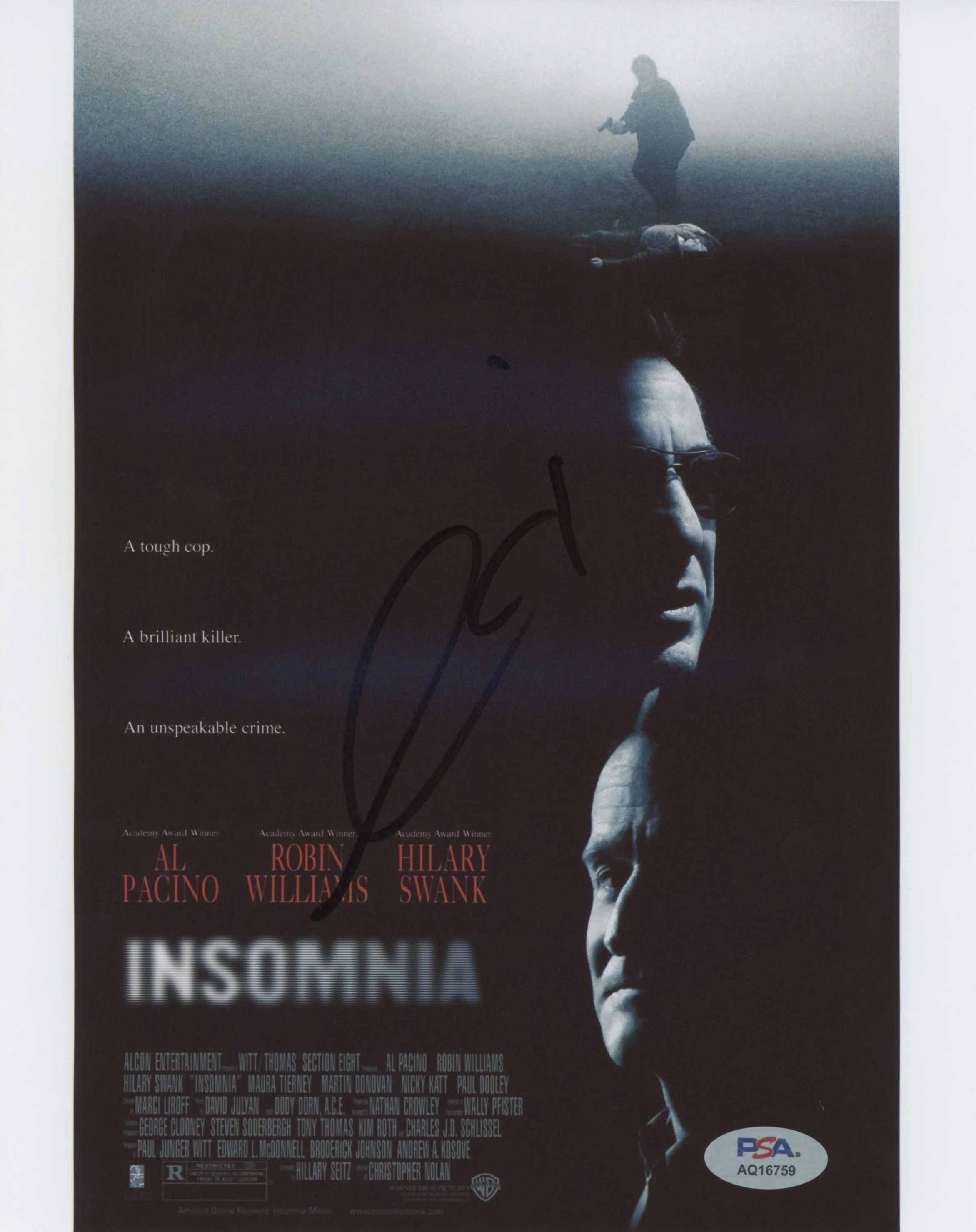 Al Pacino Insomnia Authentic Signed 8x10 Photo PSA/DNA #AQ16759 - Image 2