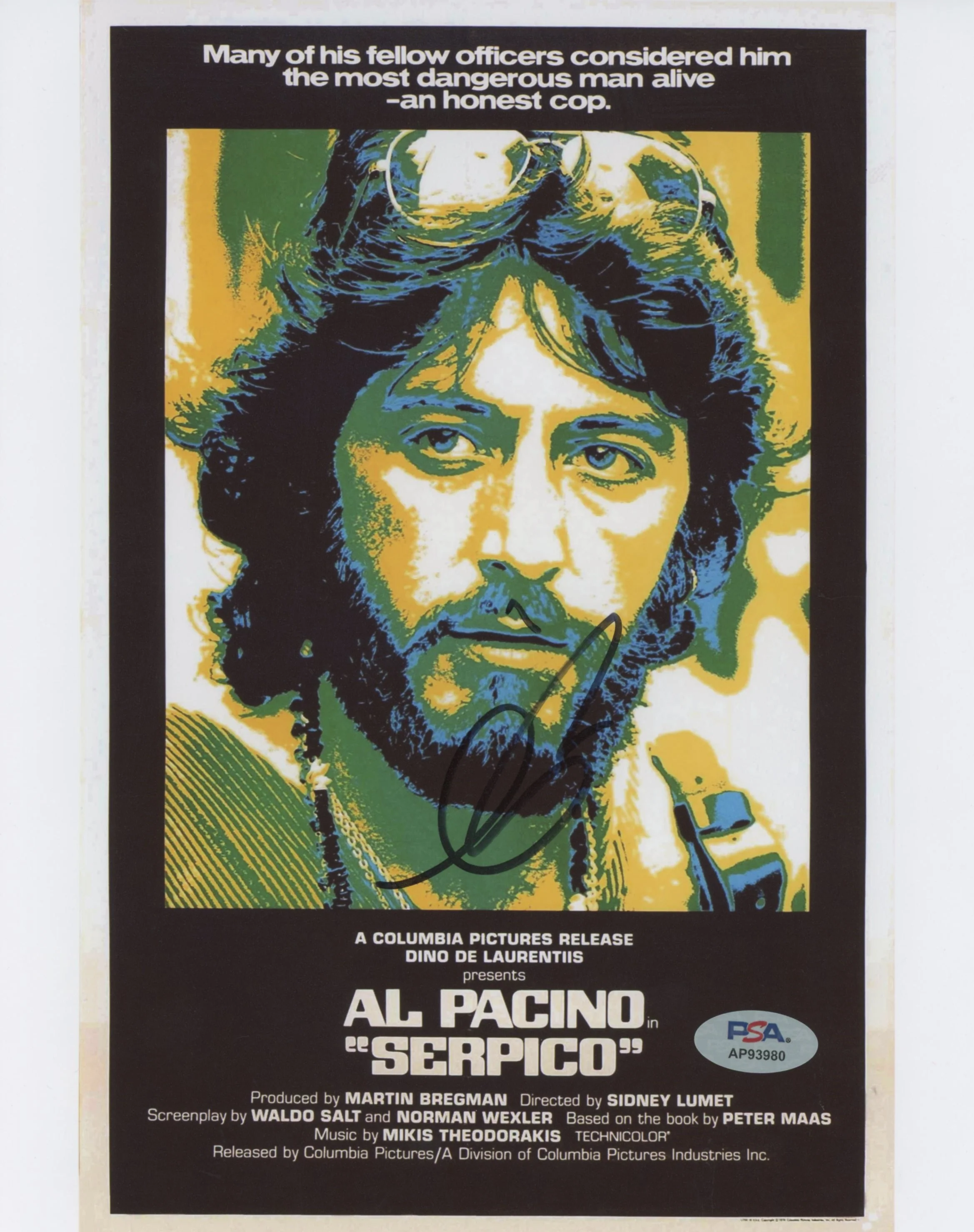 Al Pacino Serpico Authentic Signed 8x10 Photo Autographed PSA/DNA #AP93980 - Image 2