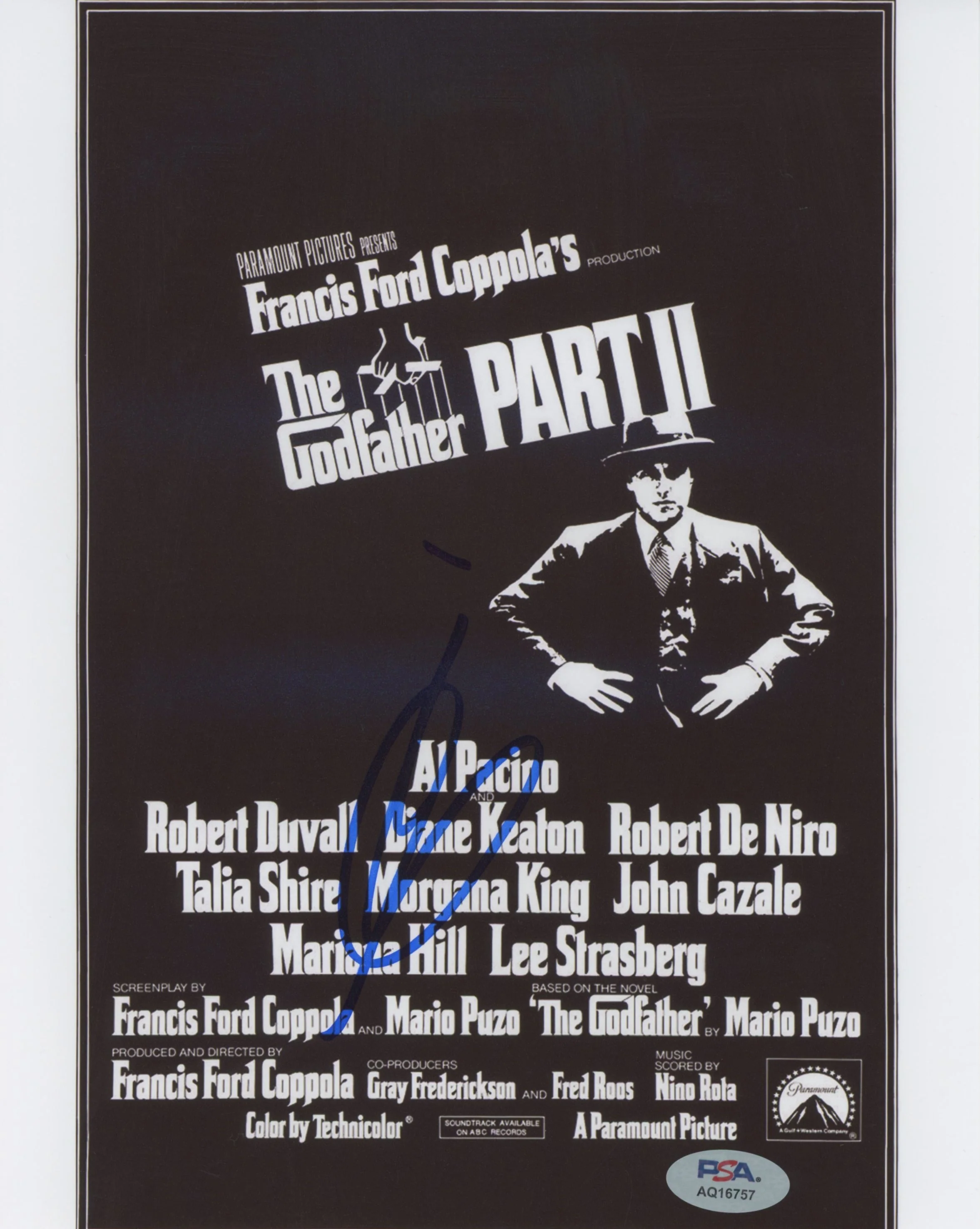 Al Pacino The Godfather Part 2 Authentic Signed 8x10 Photo PSA/DNA #AQ16757 - Image 2