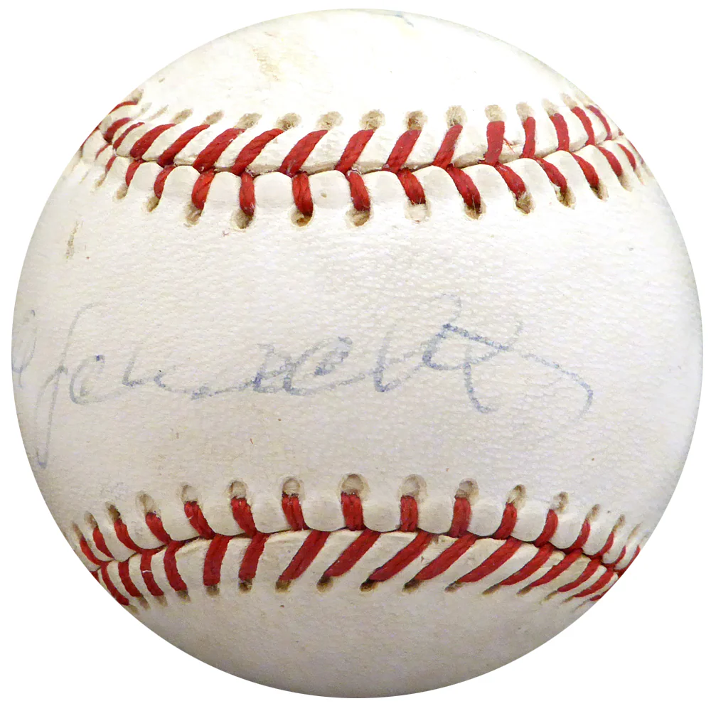 Al Schacht Autographed Official League Baseball Clown Prince Of Baseball Beckett BAS #H10687 - Image 2