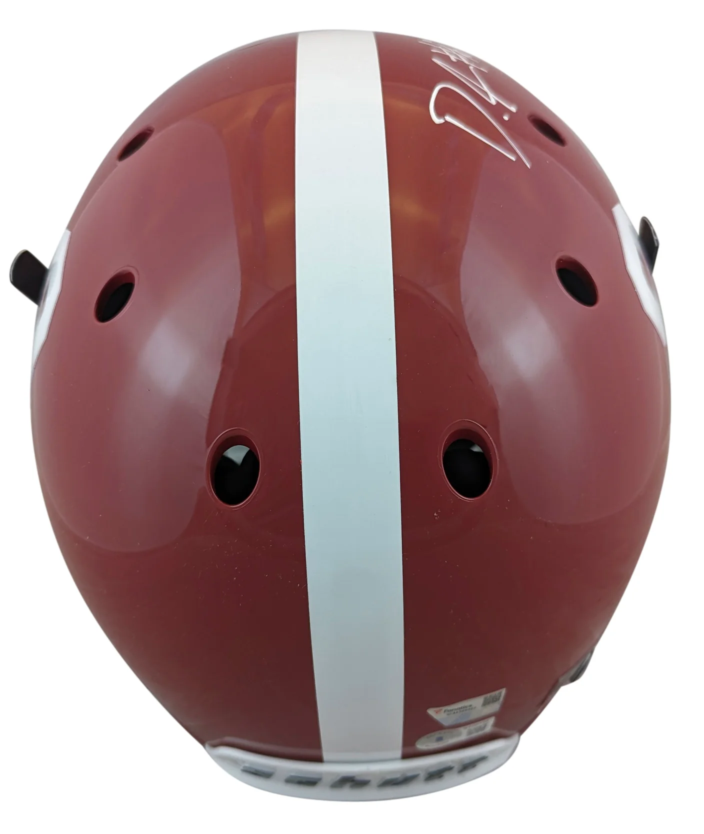 Alabama Bryce Young & DeVonta Smith Signed Schutt F/S Proline Helmet W/ Case BAS - Image 4