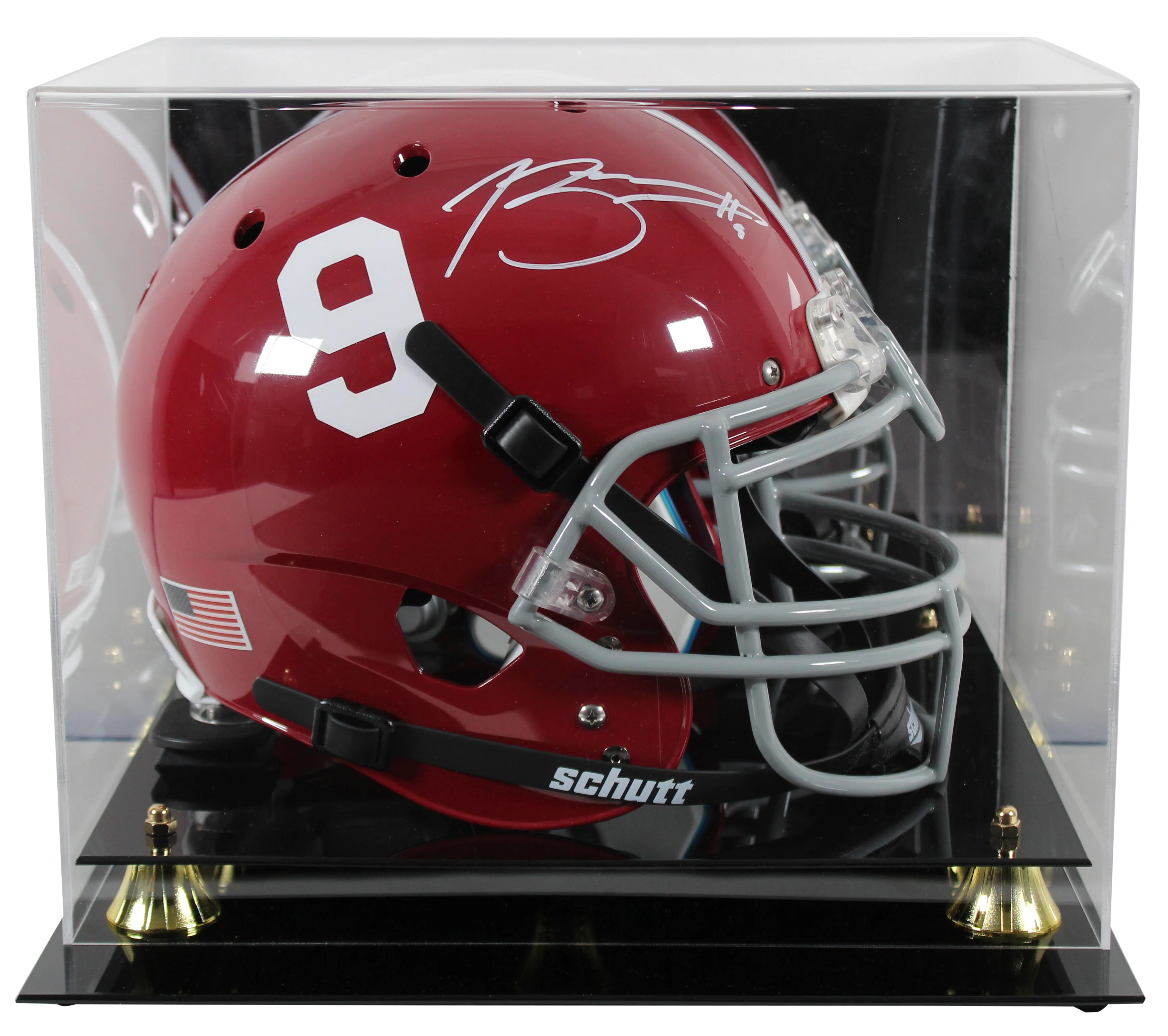 Alabama Bryce Young Signed Schutt Full Size Proline Helmet W/ Case BAS Witness - Image 2