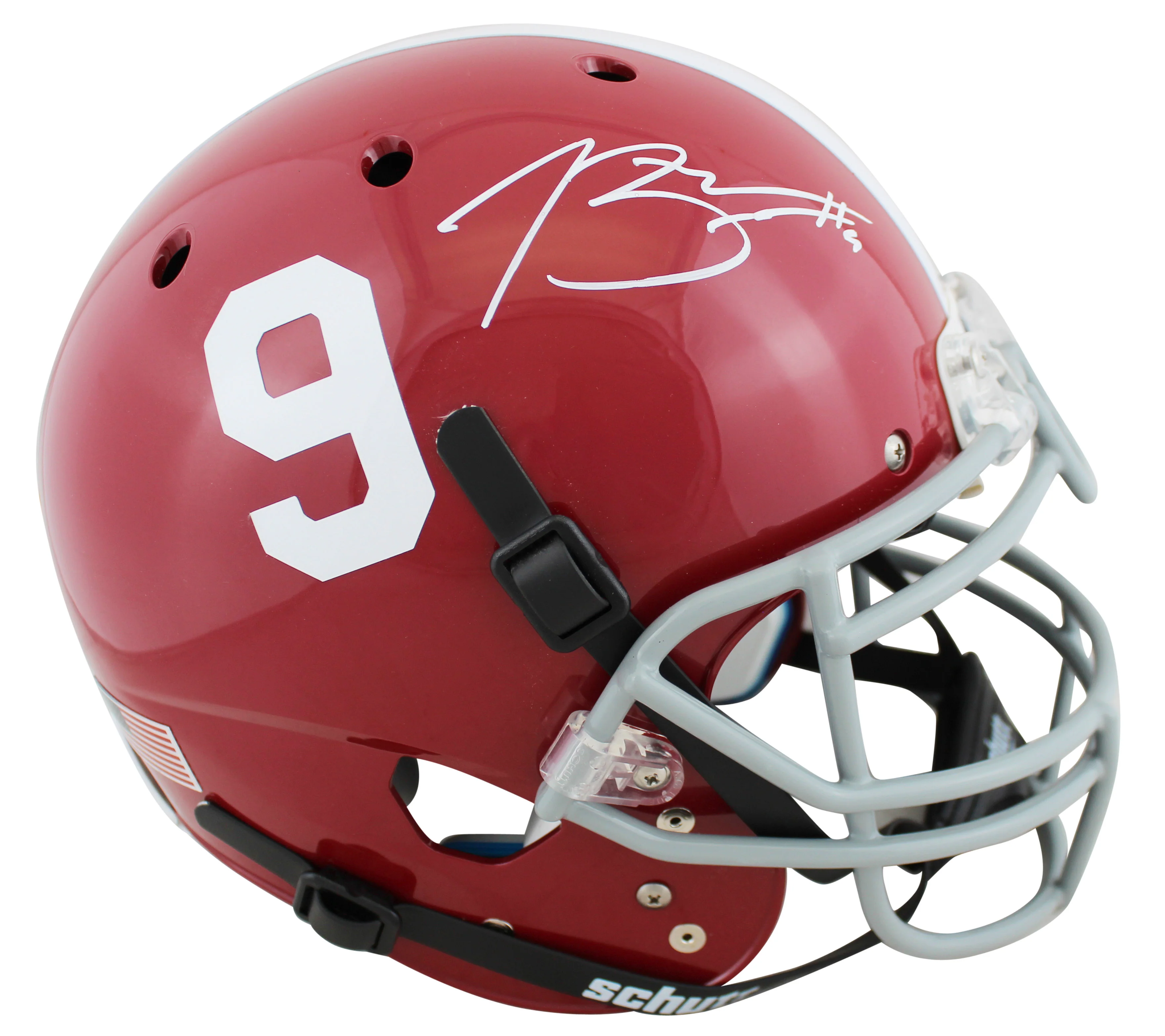 Alabama Bryce Young Signed Schutt Full Size Proline Helmet W/ Case BAS Witness - Image 3