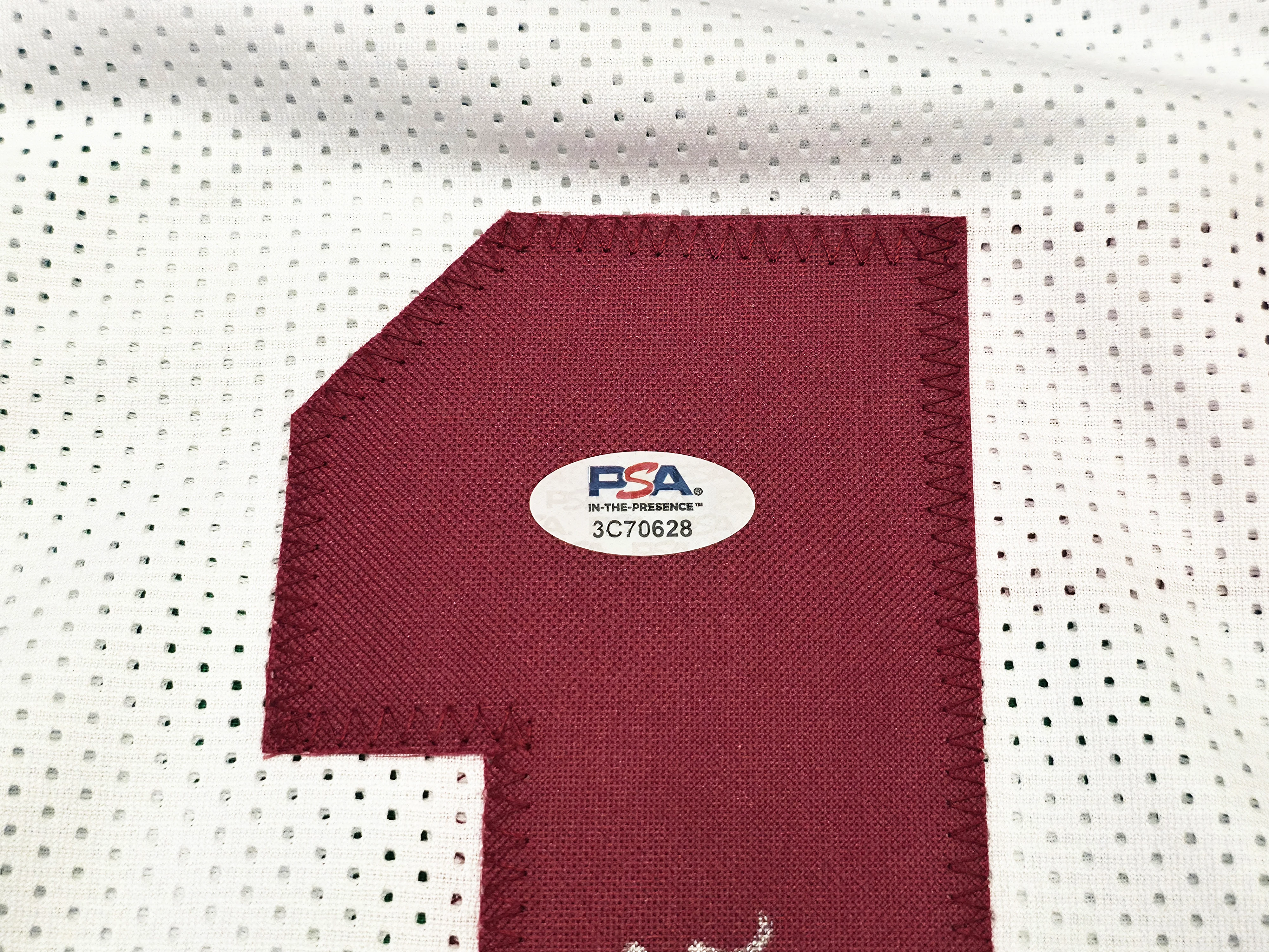 Alabama Crimson Tide Joe Namath Autographed White Jersey "Willie" PSA/DNA Stock #243279 - Image 5