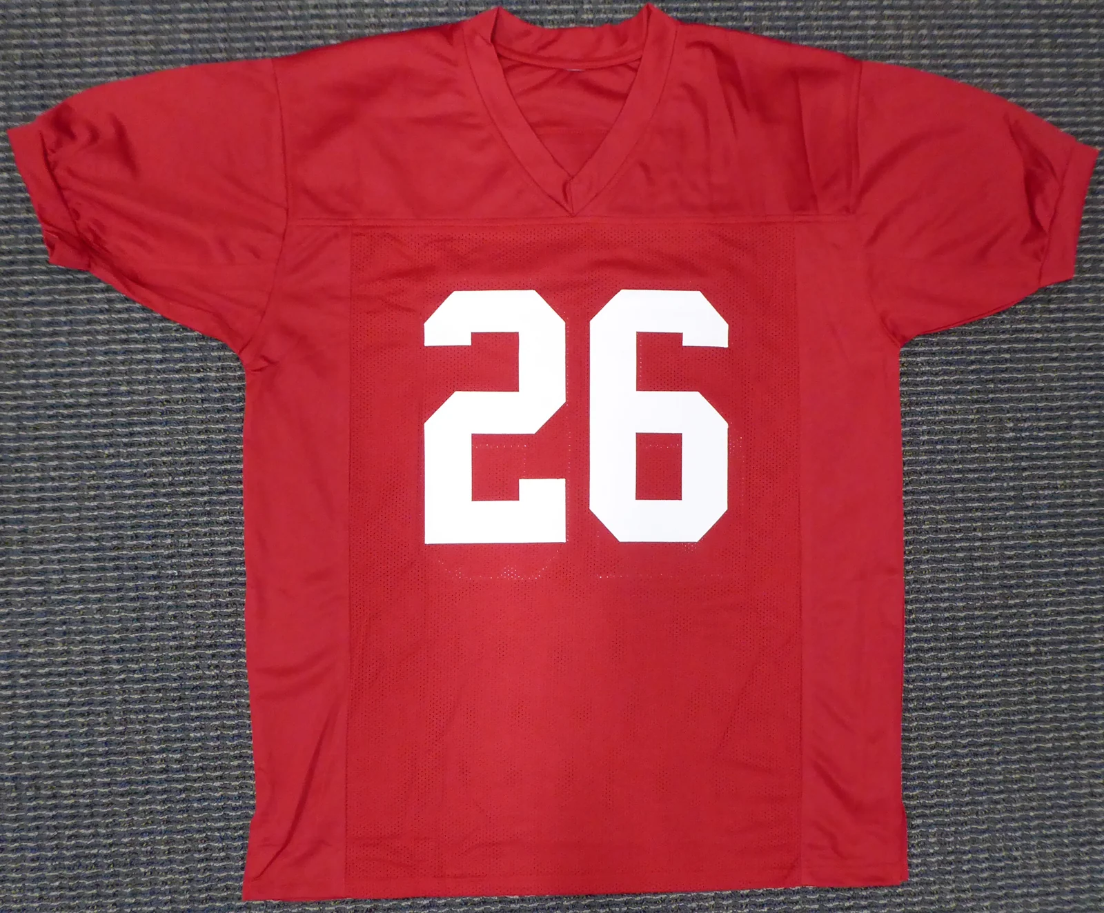 Alabama Crimson Tide Landon Collins Autographed Red Jersey Beckett BAS Stock #160991 - Image 4
