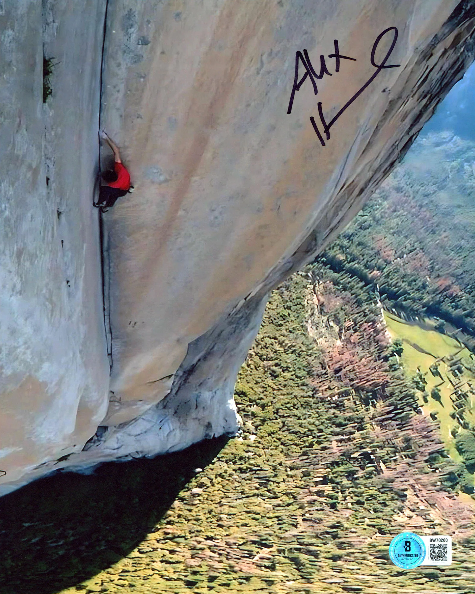 Alex Honnold Authentic Signed 8x10 Vertical Photo Autographed BAS 4