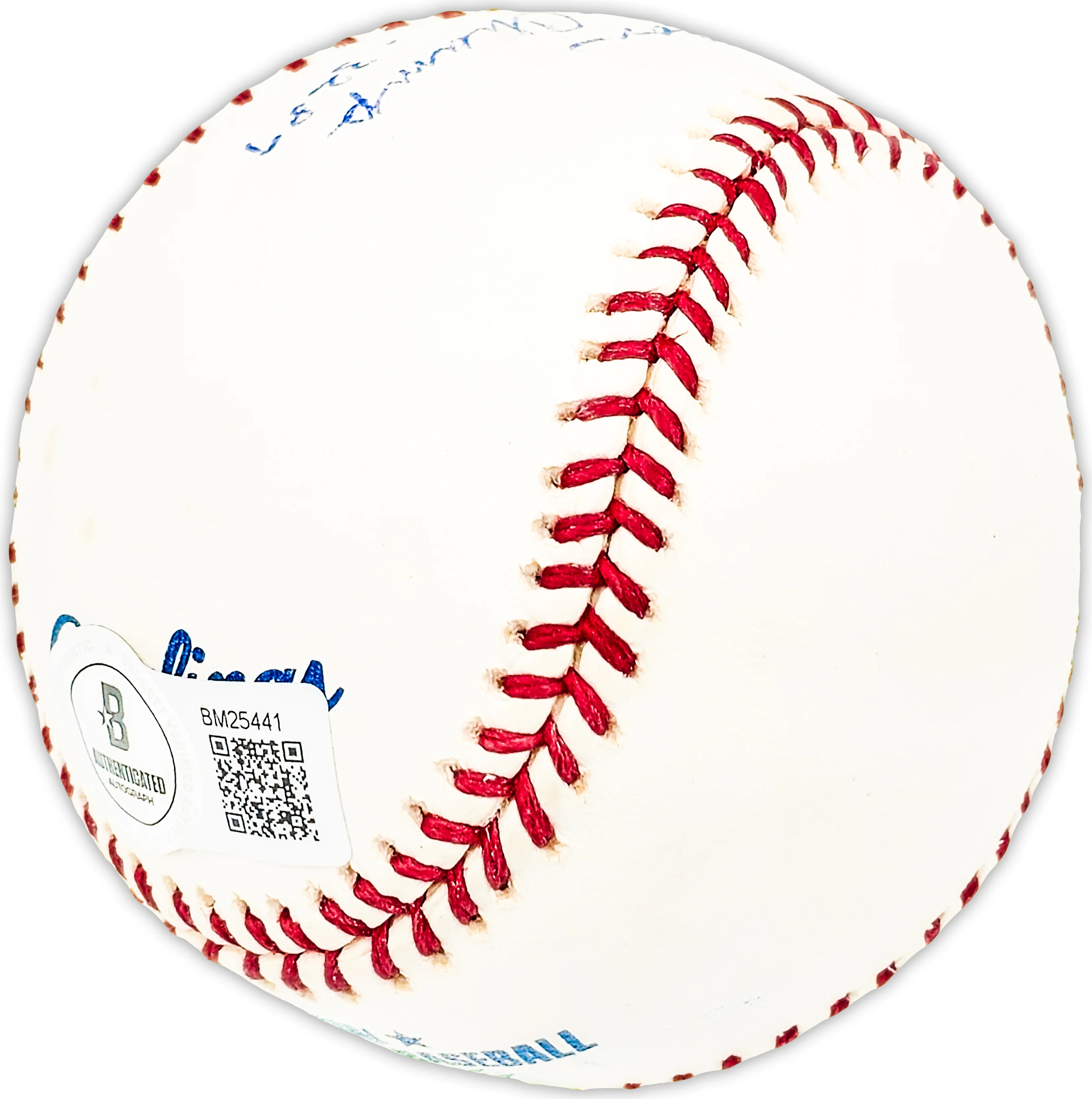 Alex Johnson Autographed Official MLB Baseball California Angels "1970 Batting Champ" Beckett BAS QR #BM25441 - Image 3