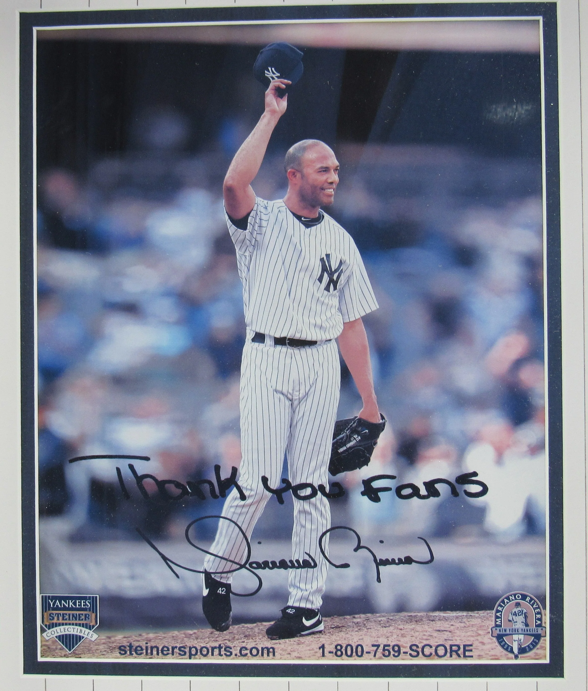Mariano Rivera Signed Auto Framed 8x10 Photo & Yankees Baseball #181/203 MLB Hologram - Image 2