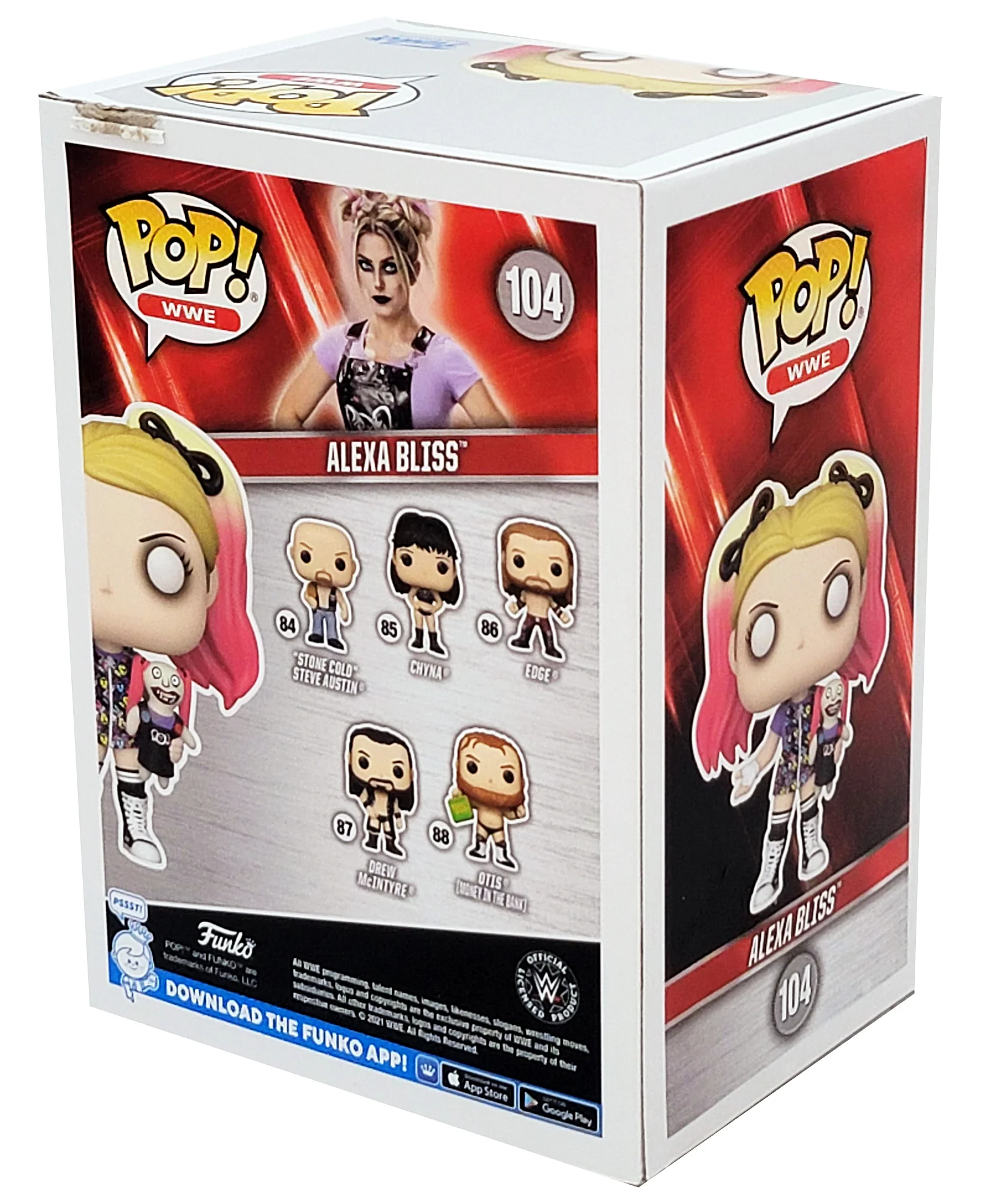 Alexa Bliss Autographed Funko Pop #104 Vinyl Figurine Beckett BAS Witness Stock #208703 - Image 5