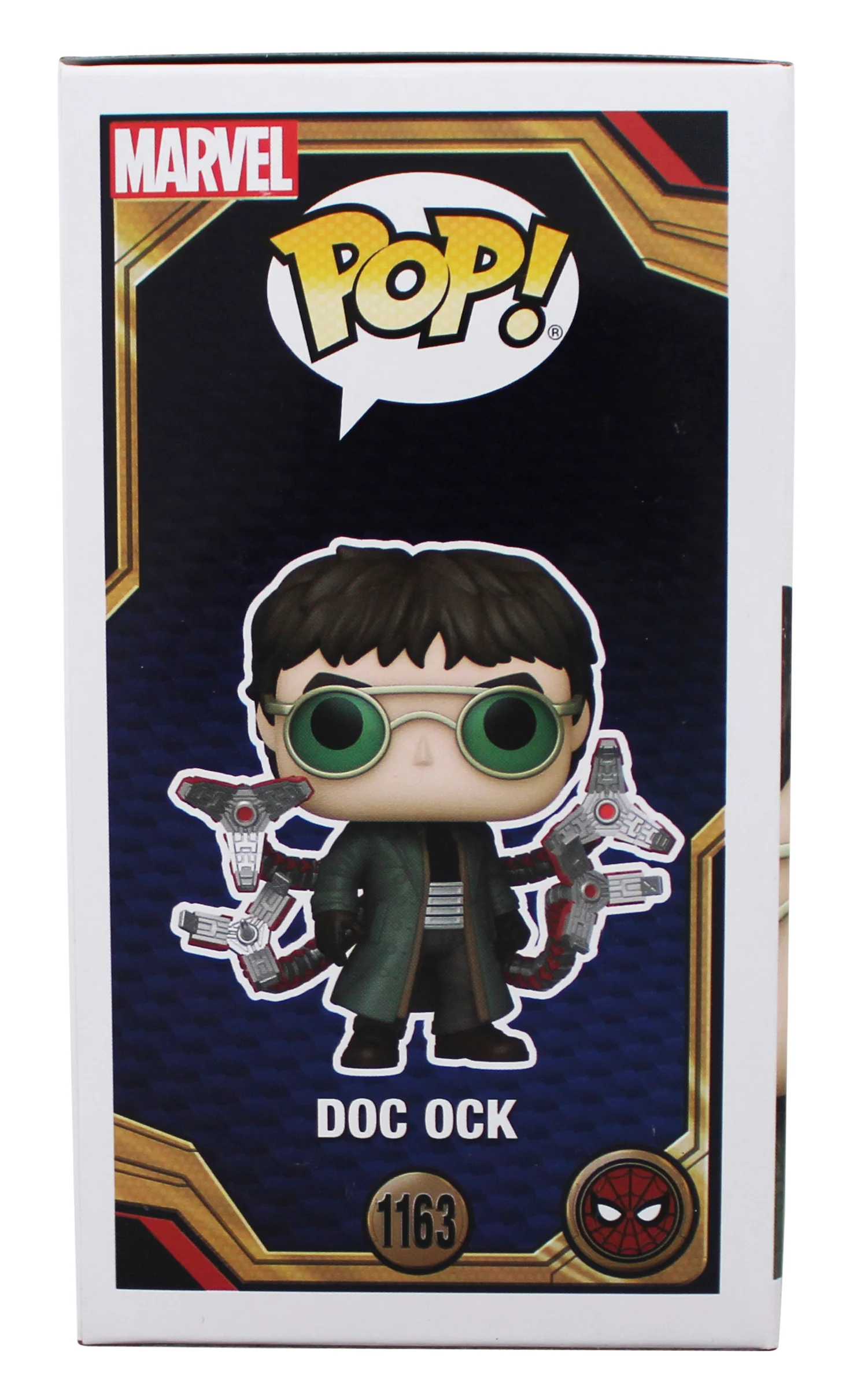 Alfred Molina Spiderman Signed Doc Ock #1163 Funko Pop Vinyl Figure JSA #AS72572 - Image 6