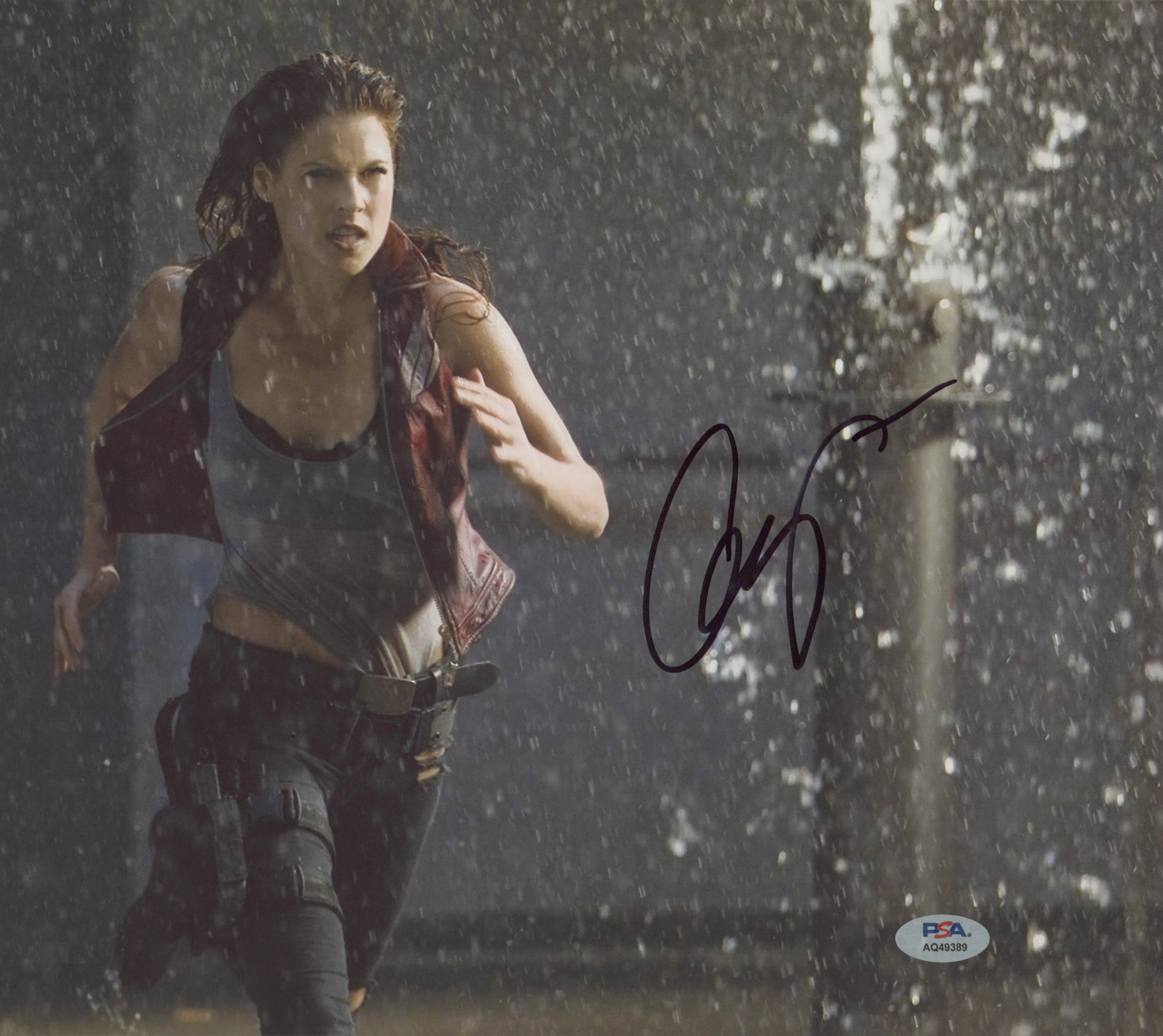 Ali Larter Resident Evil Authentic Signed 11x14 Photo PSA/DNA #AQ49389 - Image 2