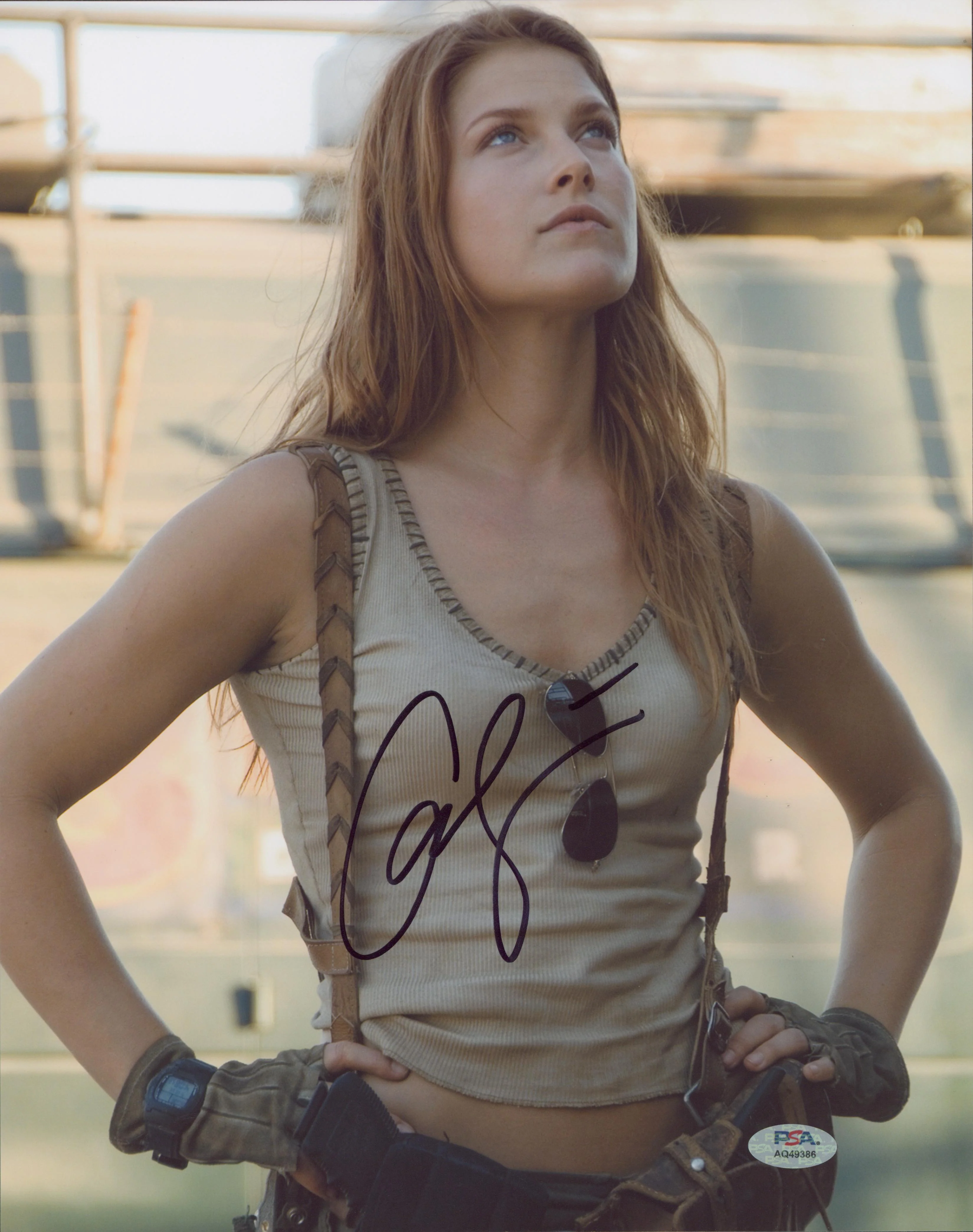 Ali Larter Resident Evil Authentic Signed 11x14 Vertical Photo PSA/DNA #AQ49386