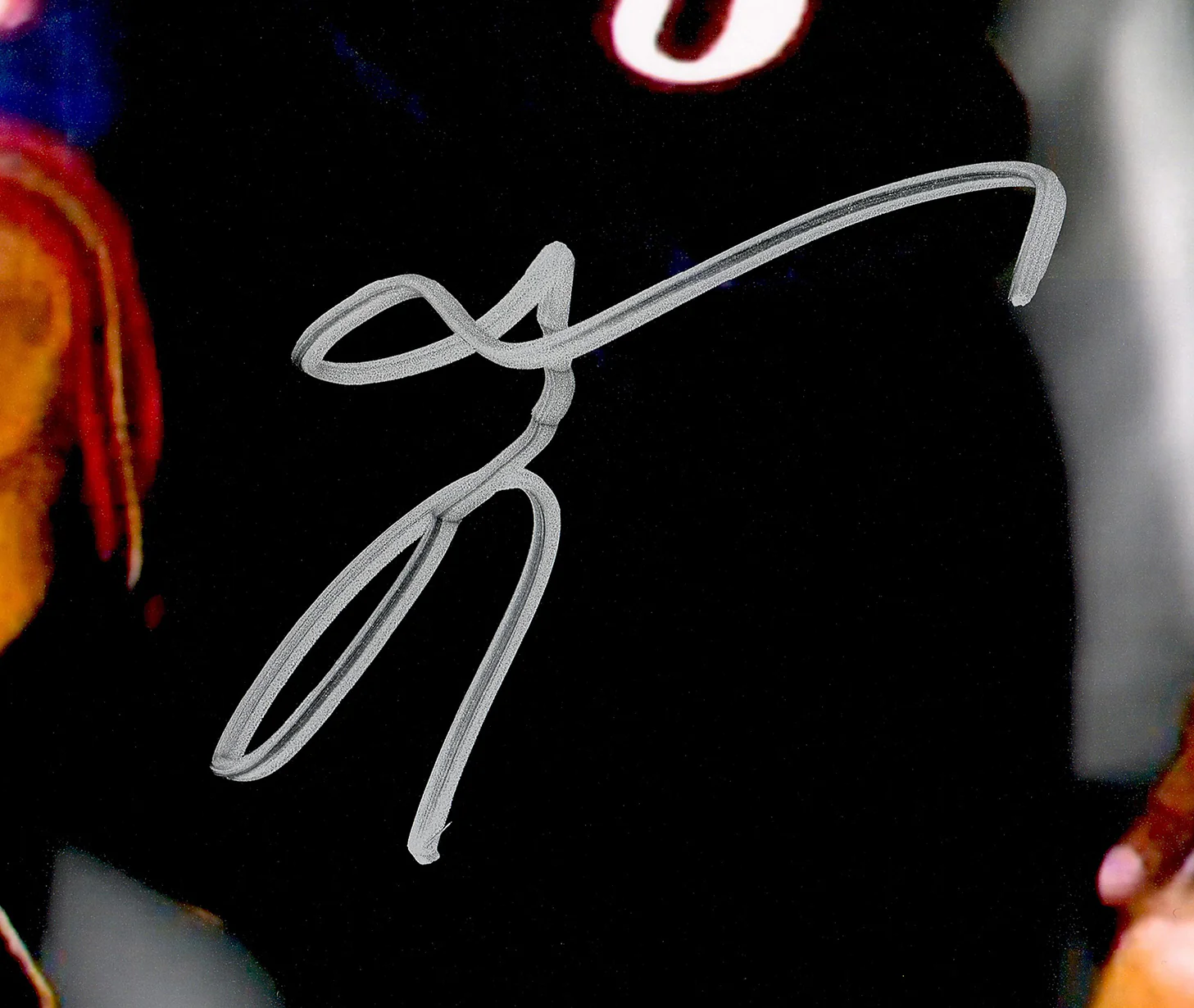 Allen Iverson Autographed 16x20 Photo Philadelphia 76ers Step Over vs. Tyronn Lue (Los Angeles Lakers) Beckett BAS Witness Stock #243629 - Image 2