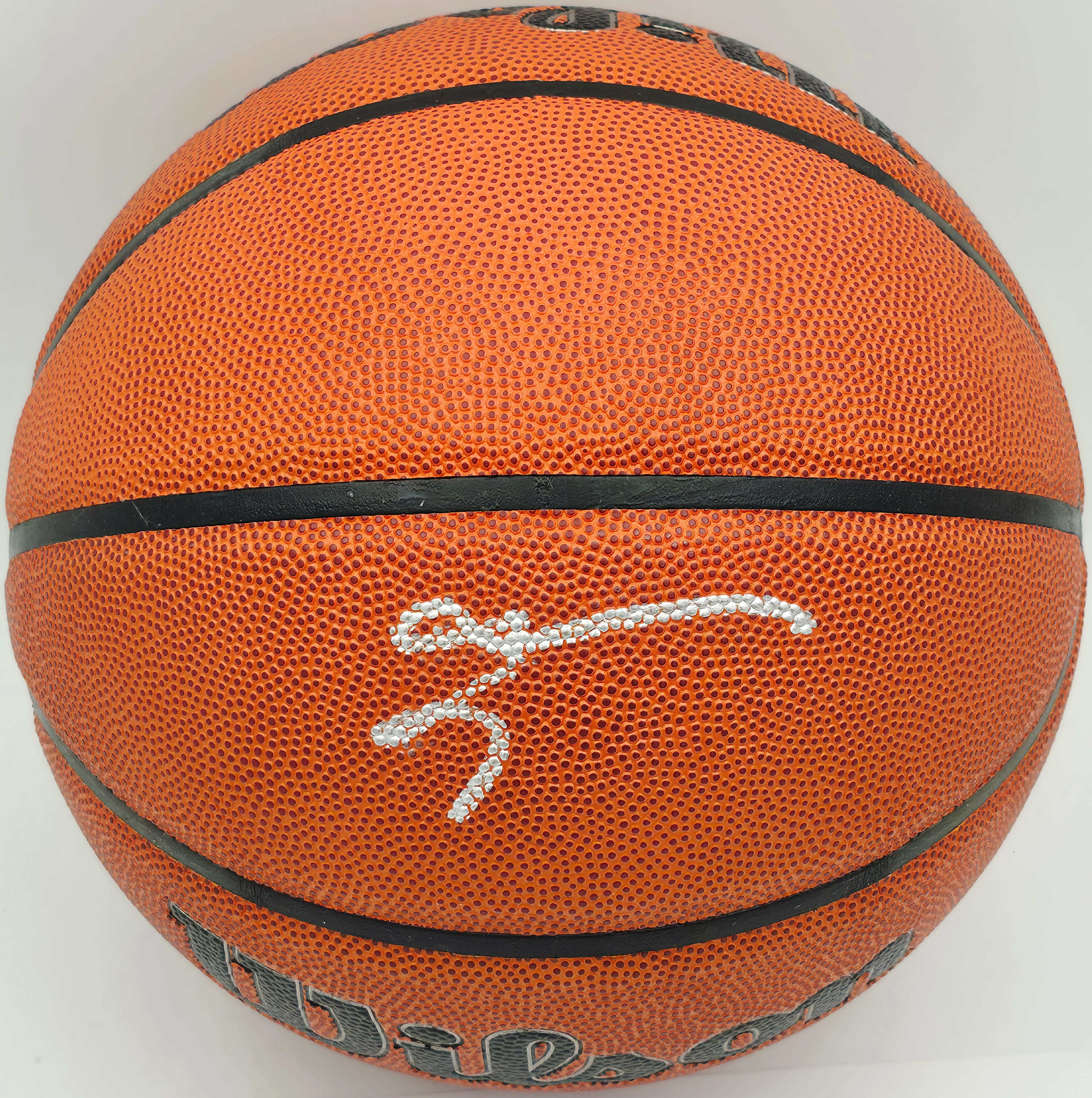 Allen Iverson Autographed Authentic Series Indoor/Outdoor Basketball Philadelphia 76ers Beckett BAS Witness Stock #253645 - Image 3