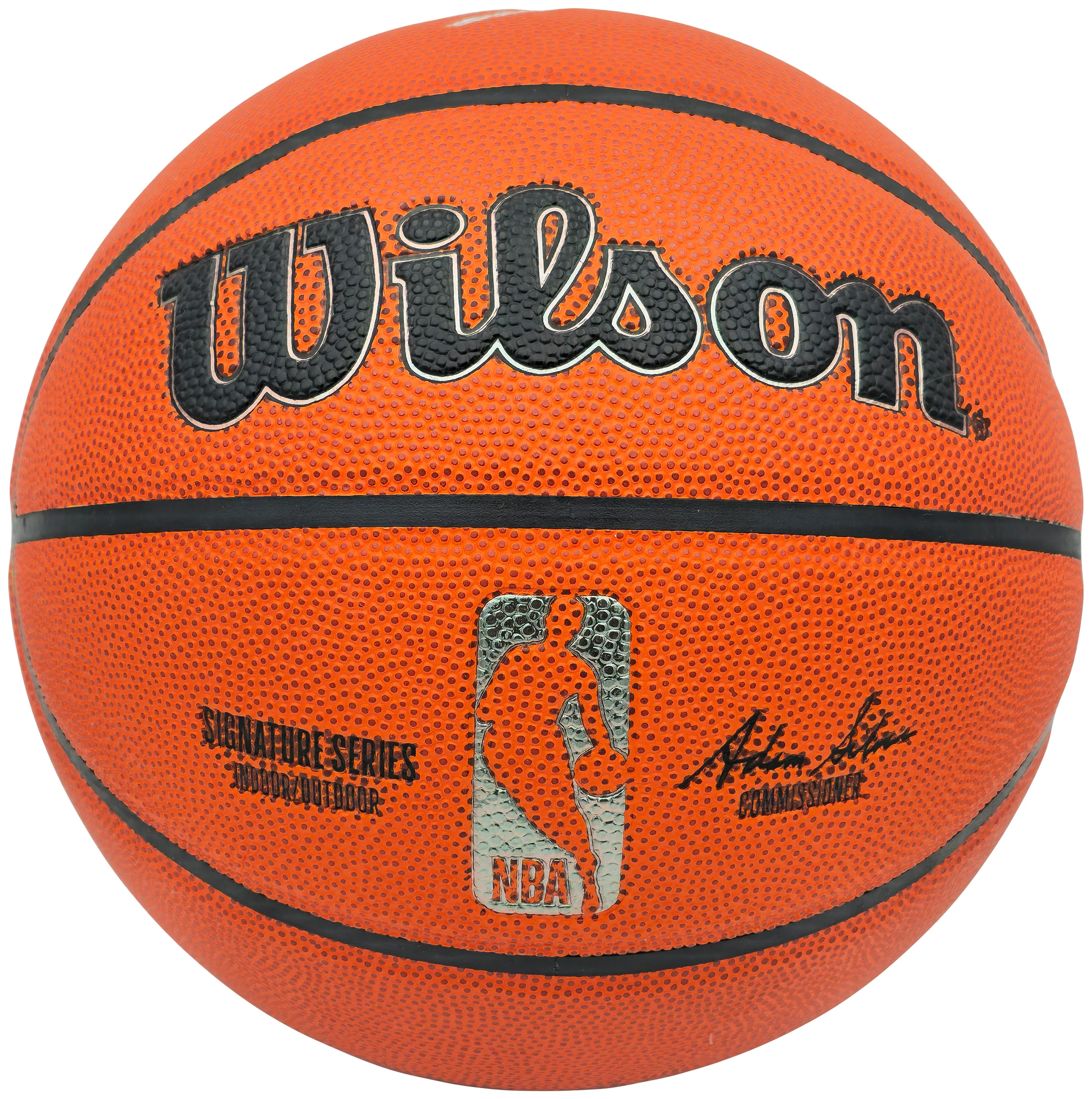 Allen Iverson Autographed Signature Series Indoor/Outdoor Basketball Philadelphia 76ers Beckett BAS Witness Stock #232869 - Image 5